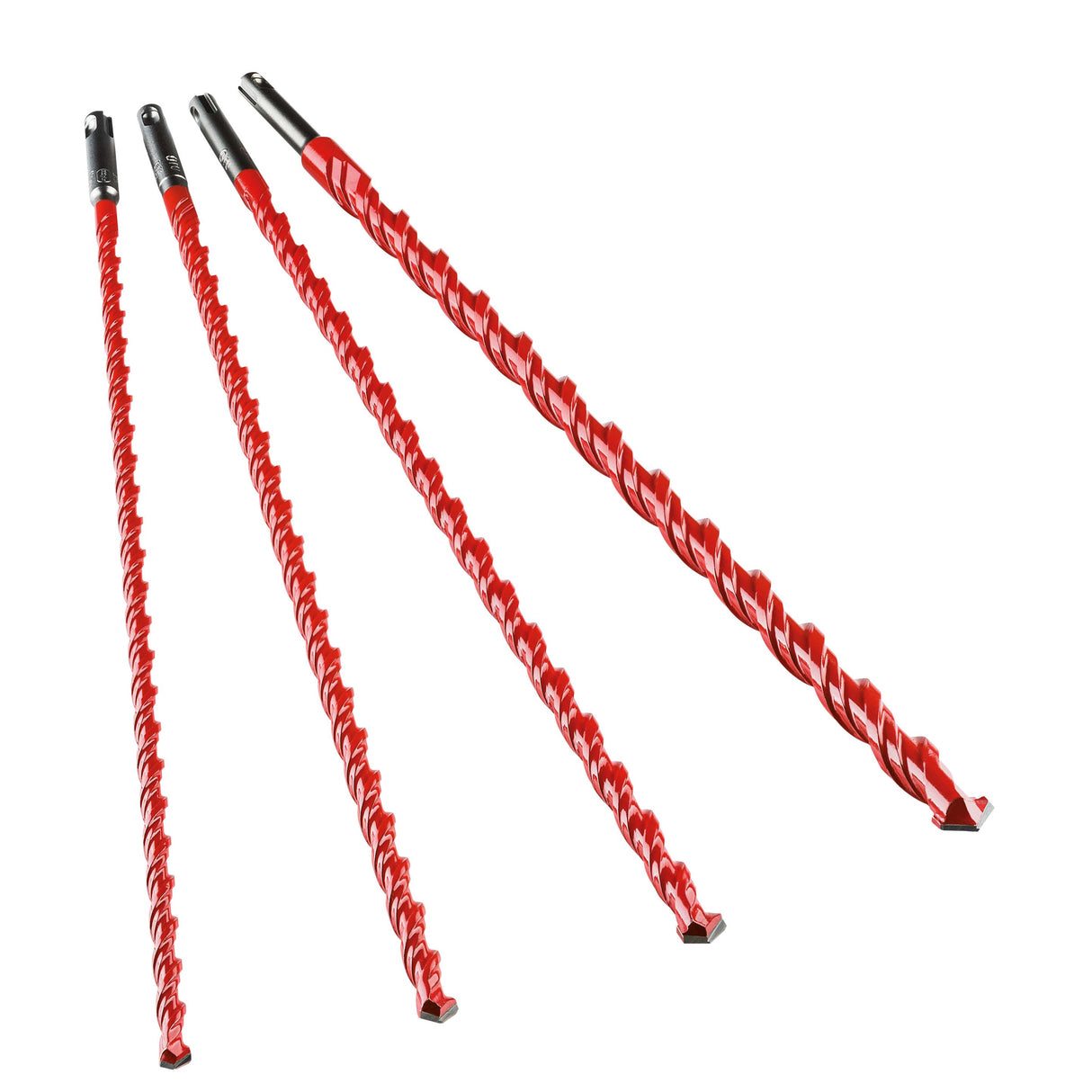 ALPEN Profi-Multicut mit SDS-Plus-Aufnahme Ø 8,0 / 10,0 / 12,0 / 16,0 x 450 mm - 4-teiliges Set - 0057900004100