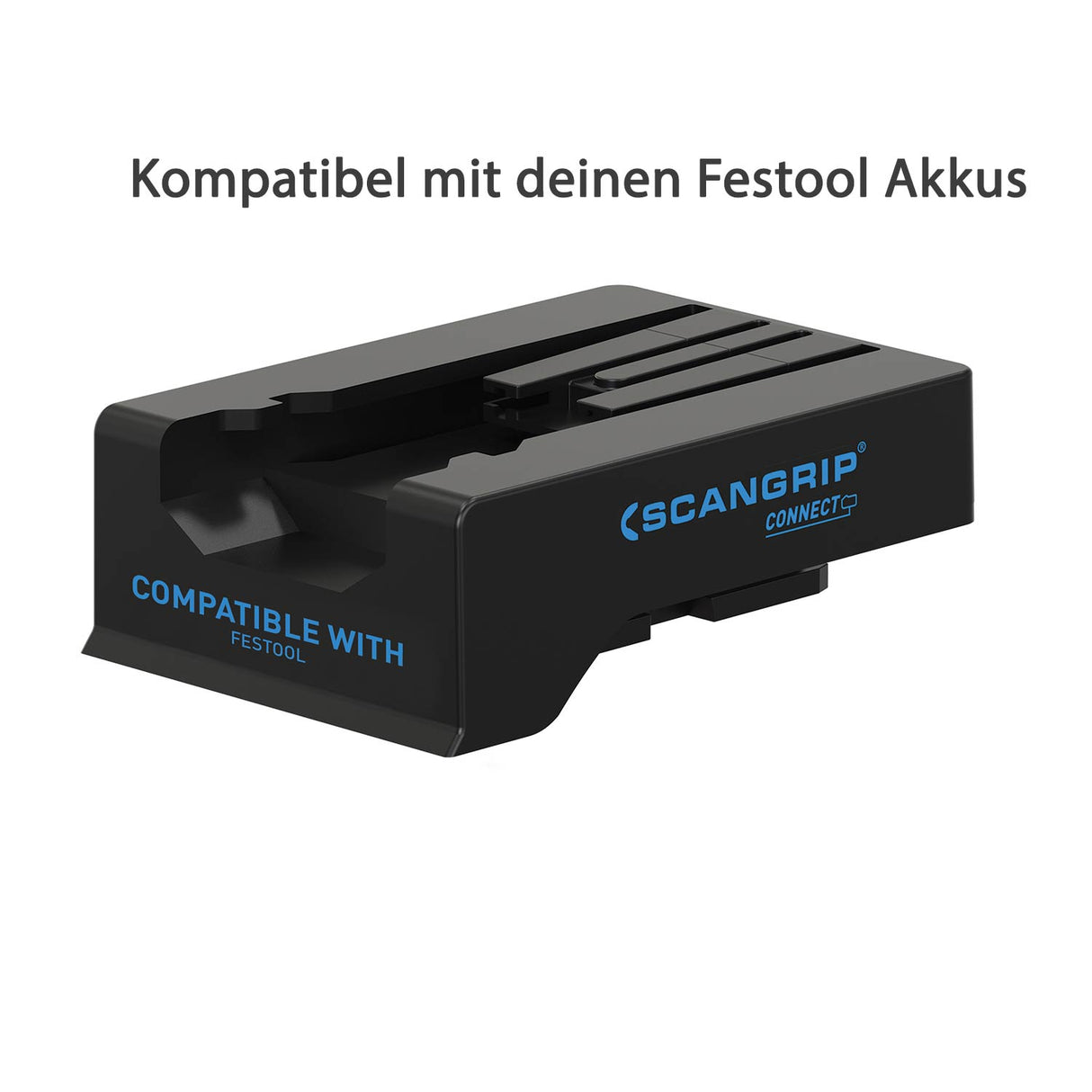SCANGRIP Flutlichtstrahler mit zwei Leuchtenköpfen und Stativ, 2500 Lumen - Tower Compact Connect