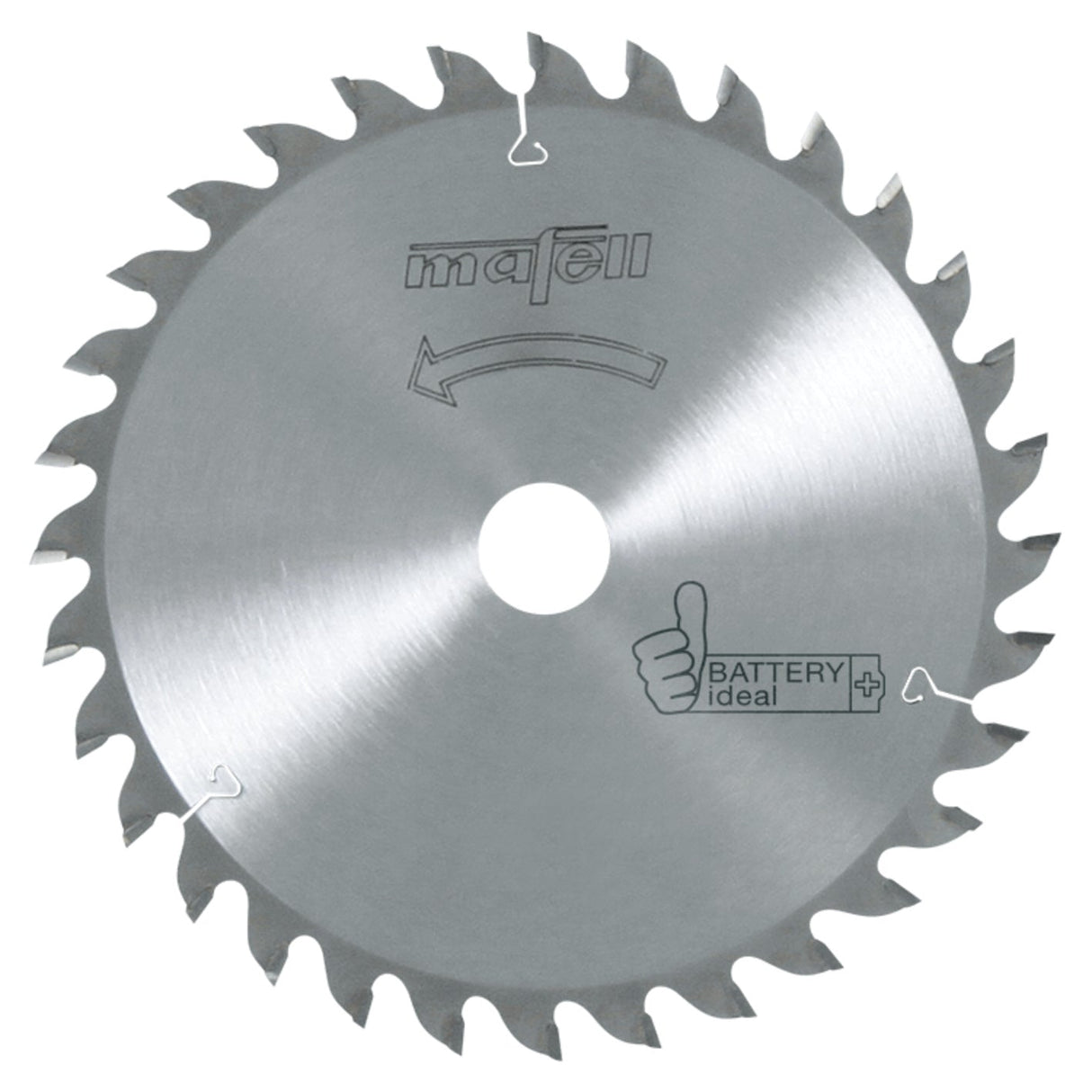 Mafell HM saw blade, 185 x 1.2/1.8 x 20 mm, 32 teeth, WZ, Battery ideal, for longitudinal and cross-cutting in wood - 092493