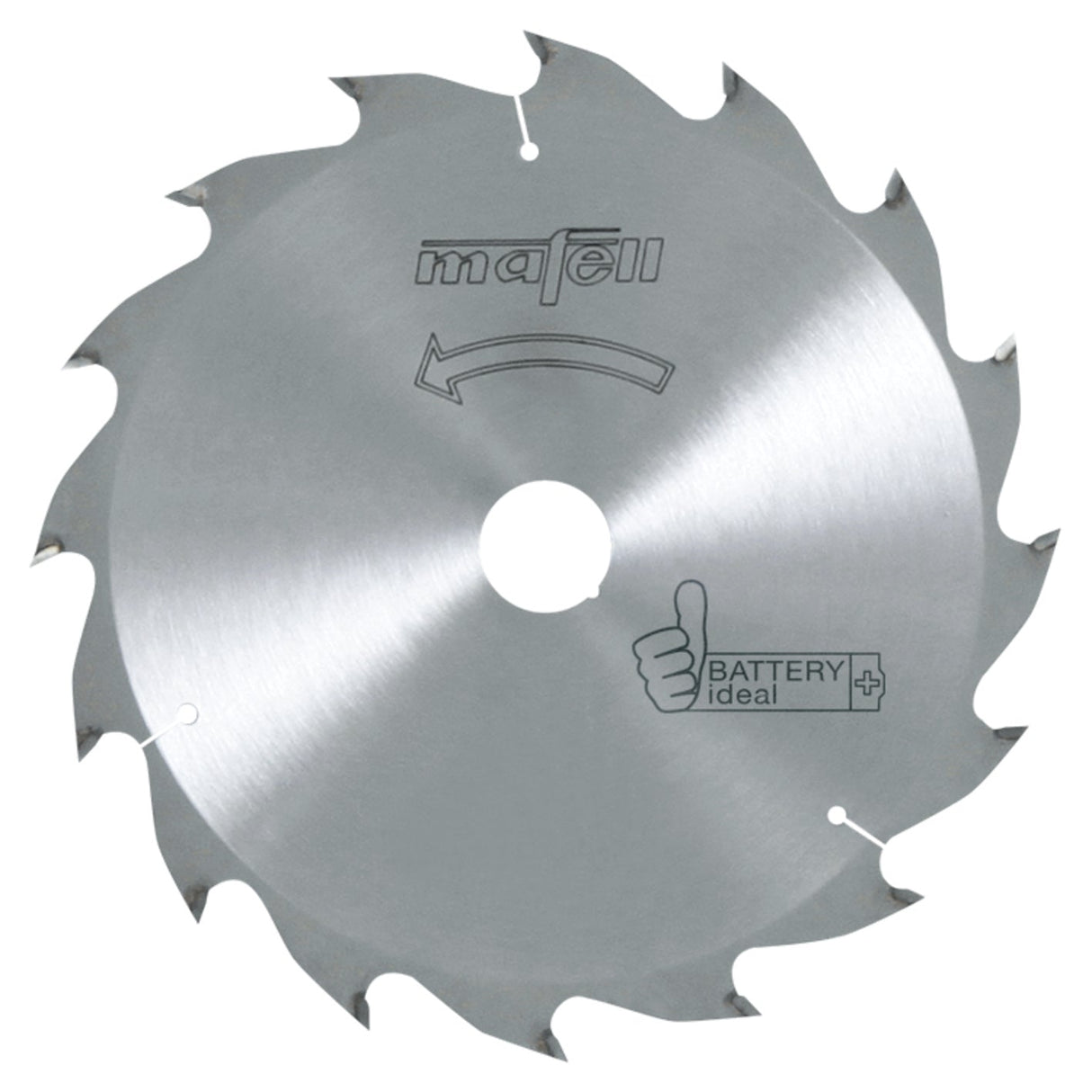 Mafell HM saw blade, 185 x 1.2/1.8 x 20 mm, 16 teeth, WZ, Battery ideal, for longitudinal cuts in wood - 092494
