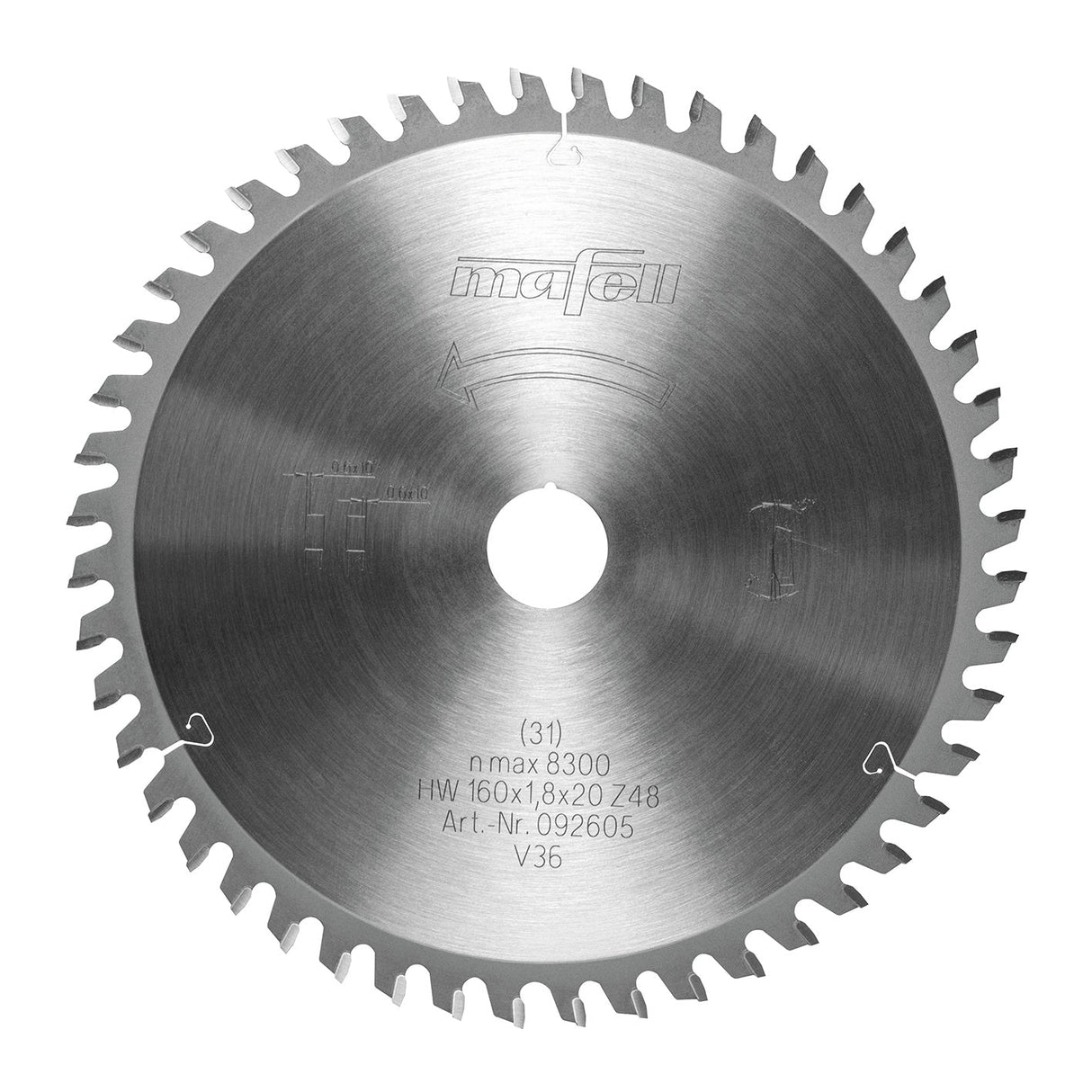 Mafell saw blade KSB-AL160 - 092605