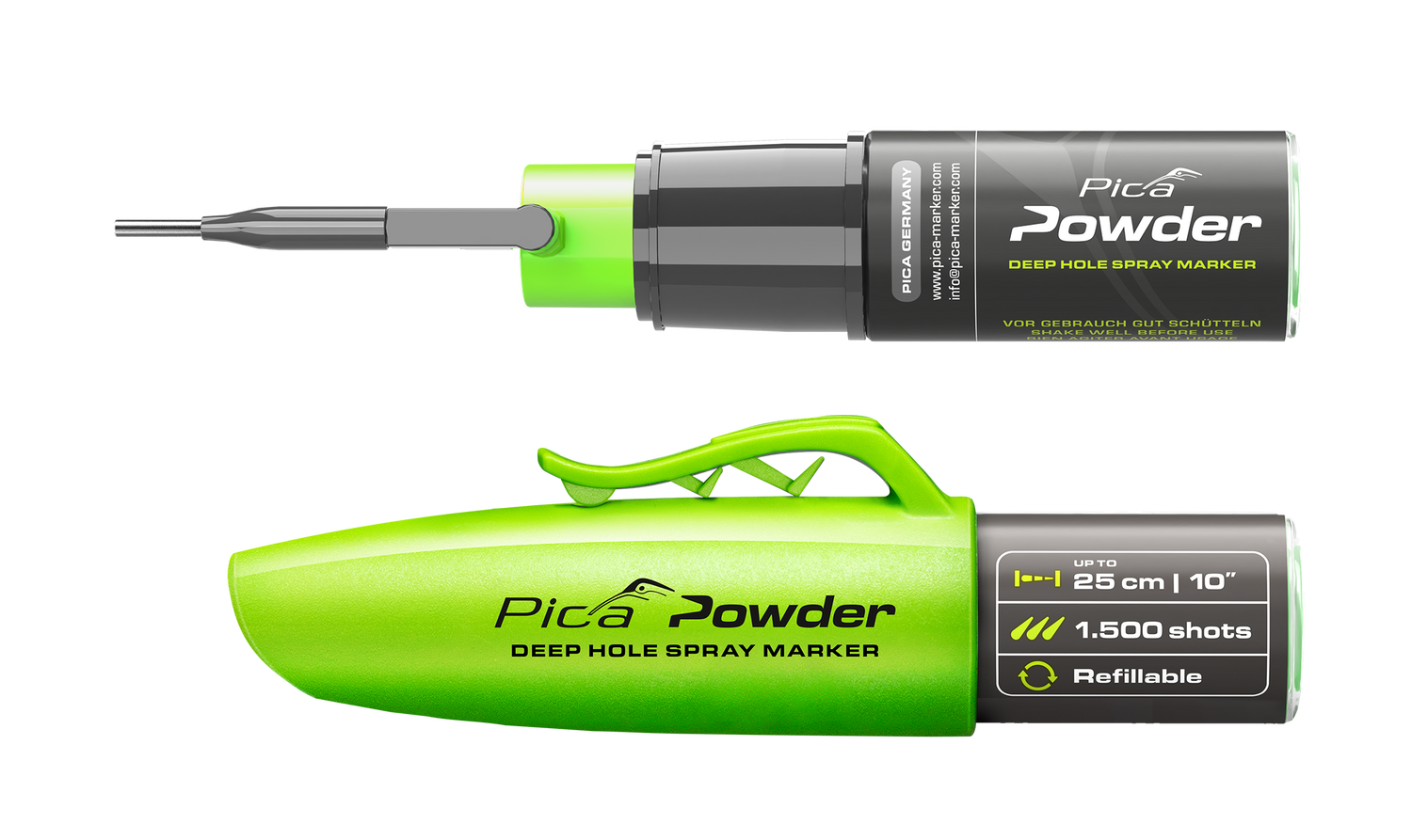 PICA® Powder Spraymarker für Bohrlöcher, nachfüllbar - 2020