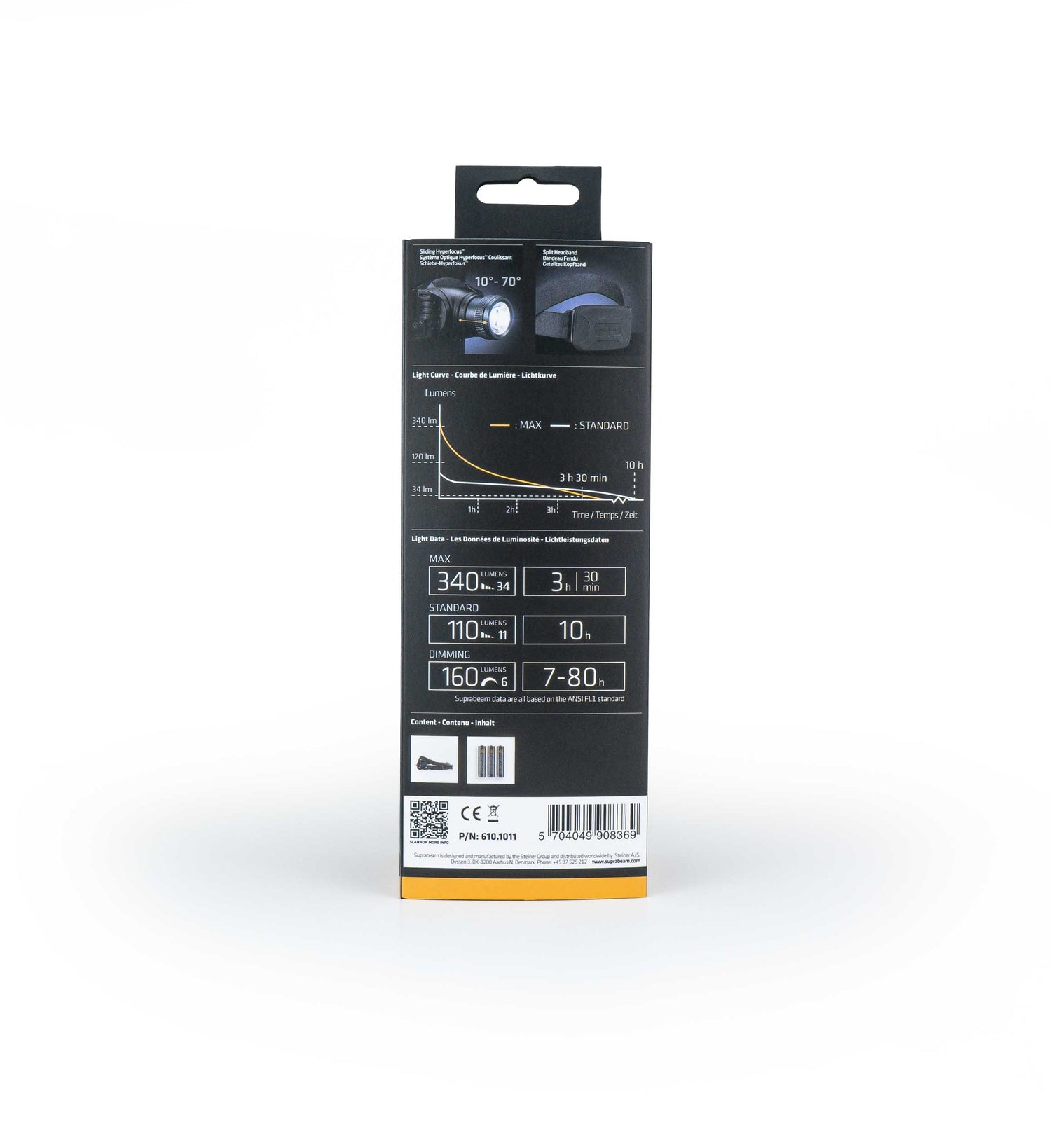 SUPRABEAM V3air Stirnlampe - 610.1011
