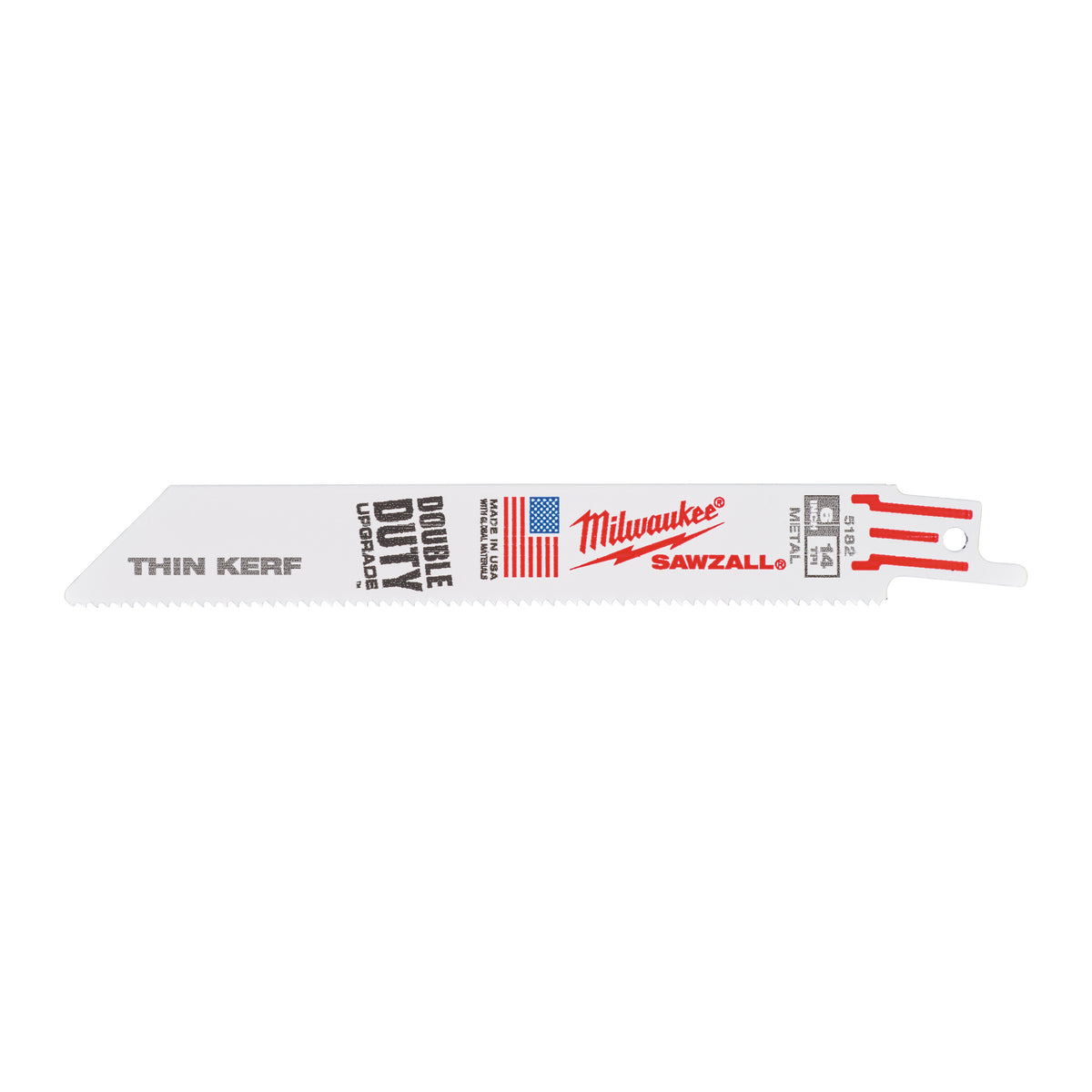 Milwaukee Säbelsägeblatt Metall THIN KERF 150mm – Zahnteilung 1.8 mm (14 TPI) – Produktbild 2