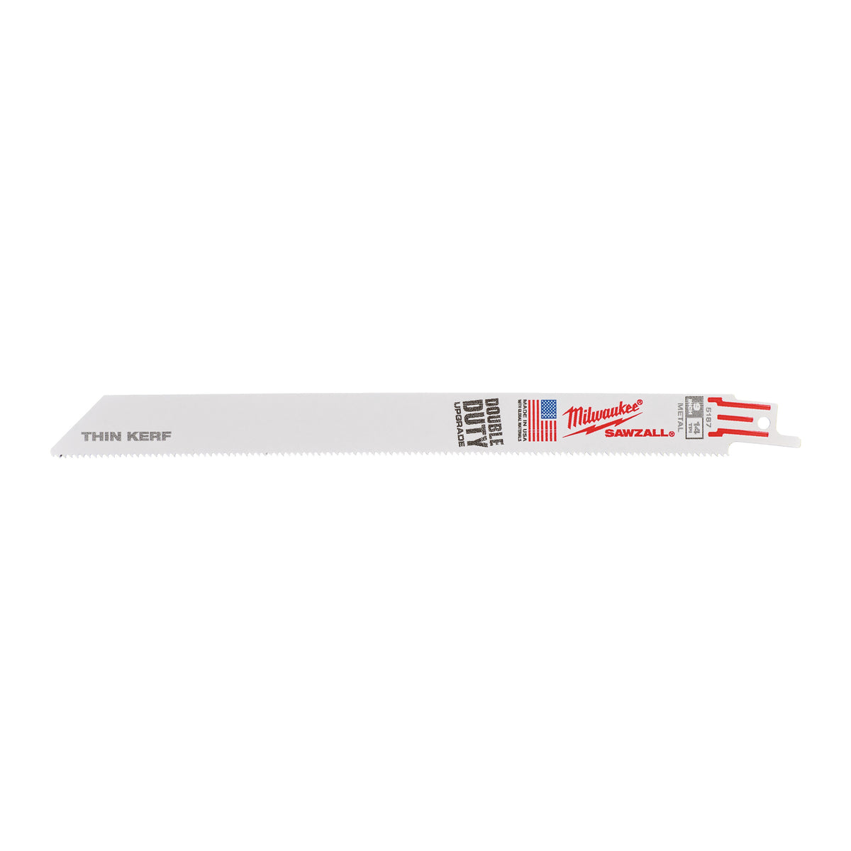 Milwaukee Säbelsägeblatt Metall THIN KERF 230mm – Zahnteilung 1.8 mm (14 TPI) – Produktbild 2