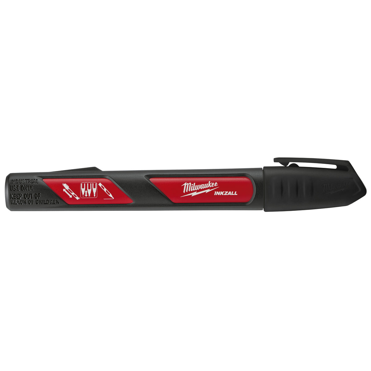 Milwaukee INKZALL Lackmarker schwarz, permanent – Produktbild 1