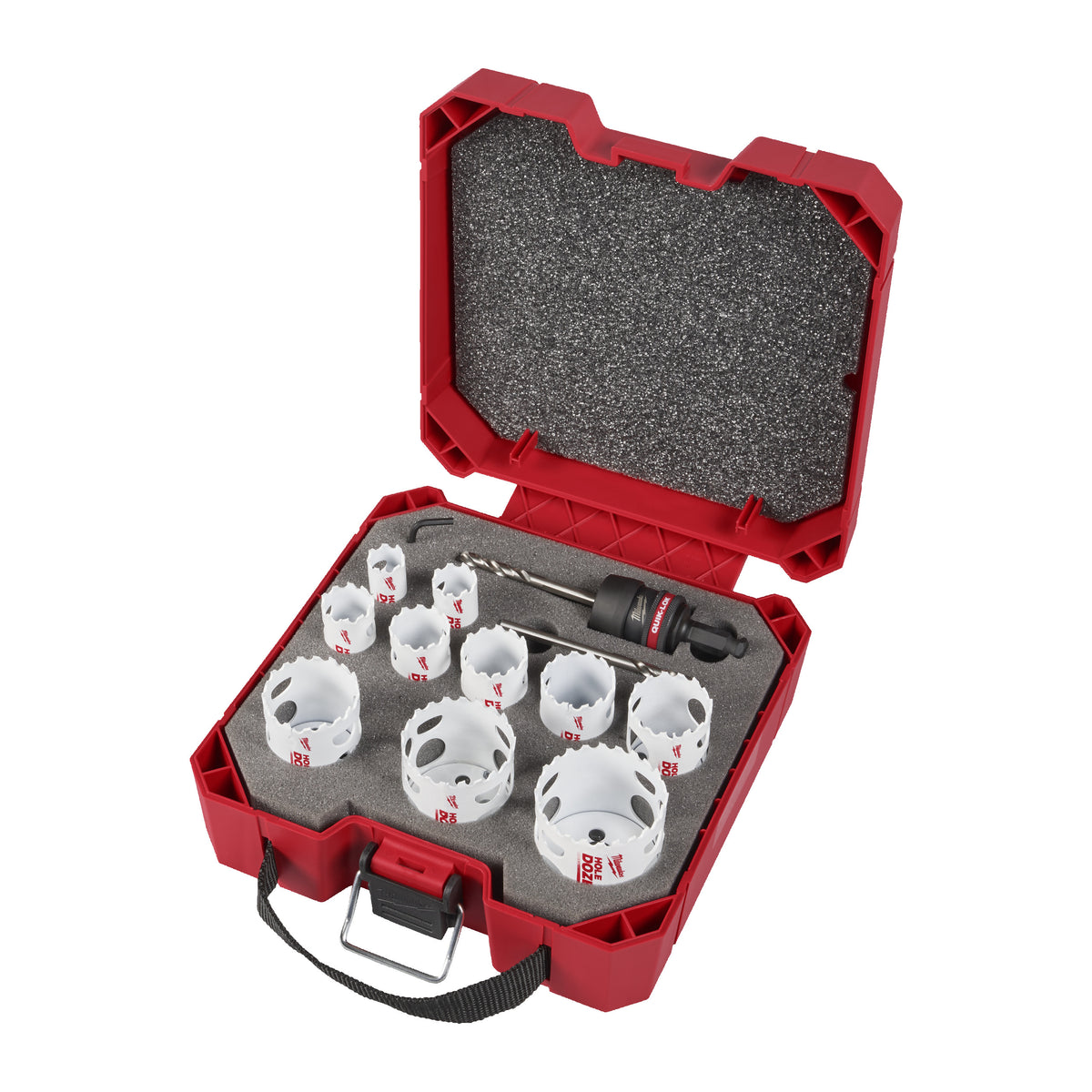 Milwaukee HOLE DOZER QUIK-LOK Bi-Metall-Lochsägen-Set 13-teilig – Produktbild 1