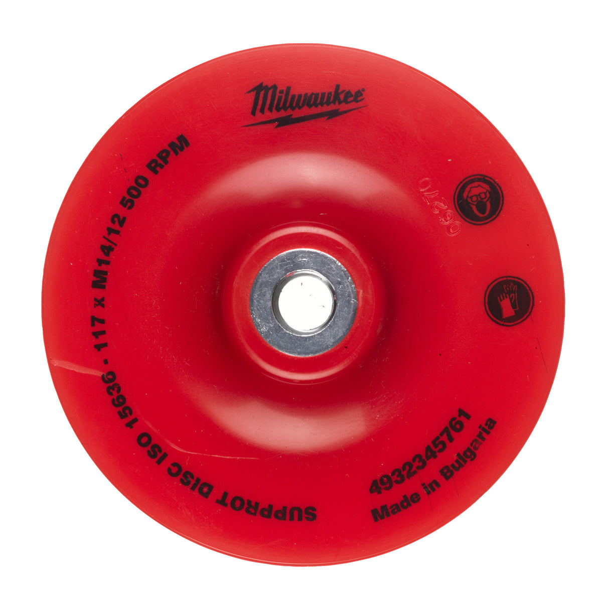 Milwaukee Kunststoffschleifteller 125 mm / Bohrung 14.2 mm – Produktbild 1