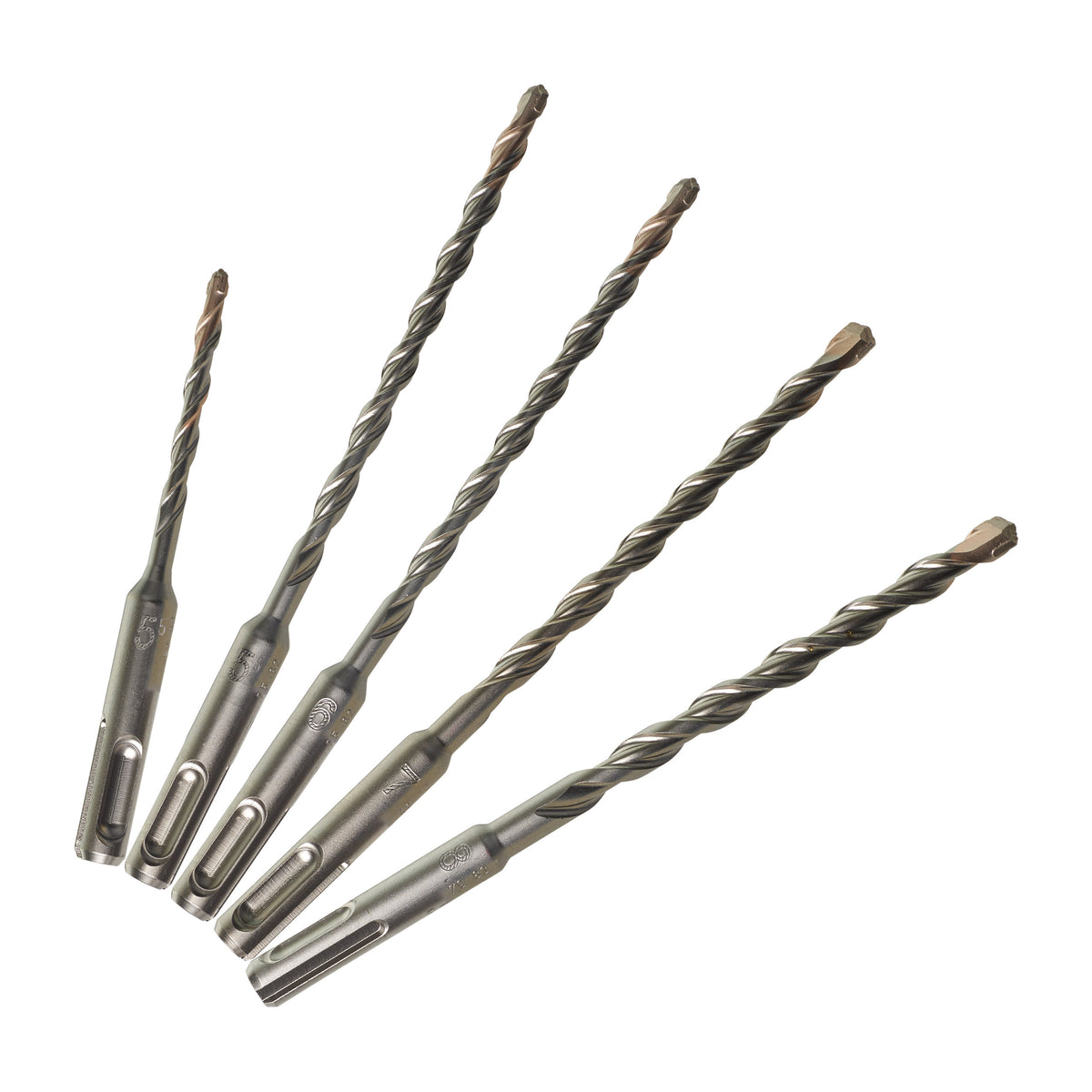 Milwaukee M2 SDS-Plus Hammerbohrer-Set 5-teilig – 5.5 bis 8 mm – Produktbild 1