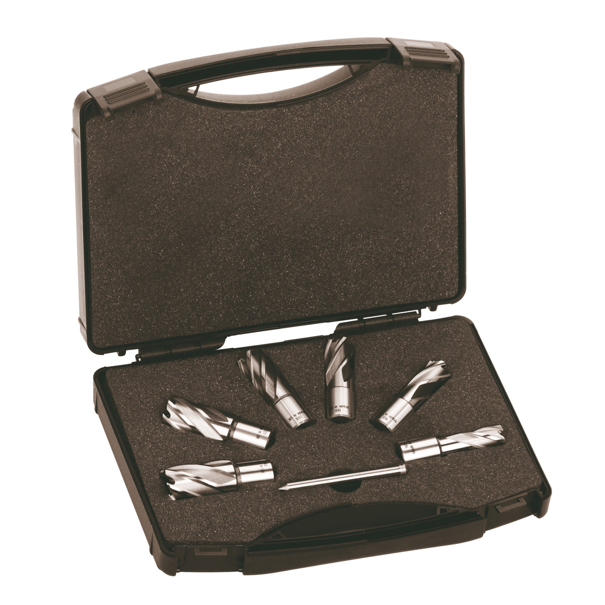 Milwaukee HSS Kernlochbohrer kurz Set – 14/16/18/20/22/24 mm – Produktbild 1