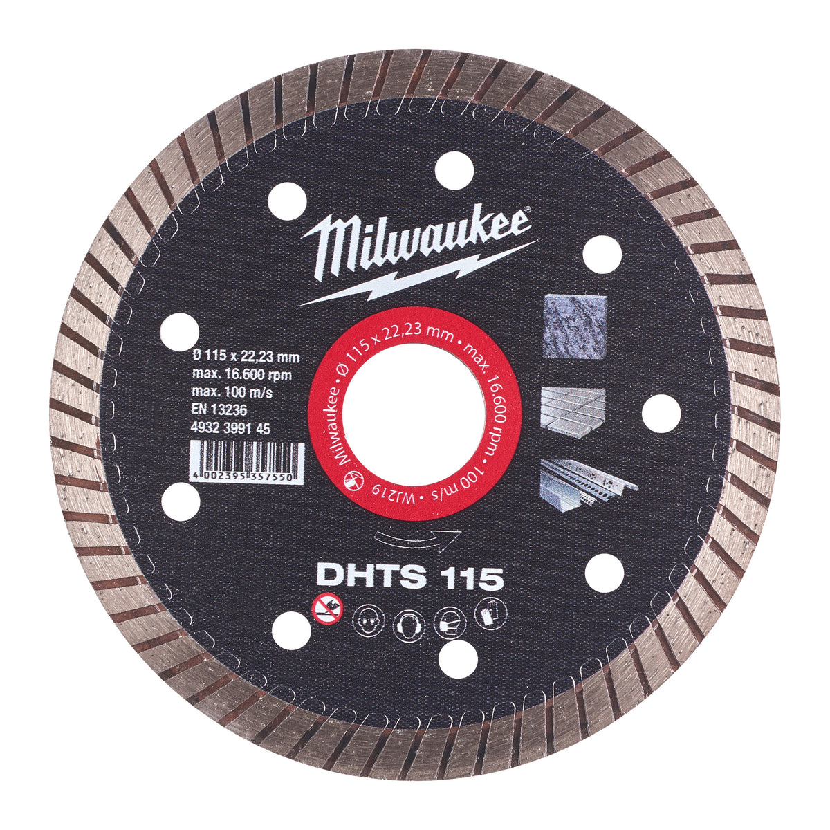 Milwaukee Diamanttrennscheibe DHTS 115 mm – Produktbild 1