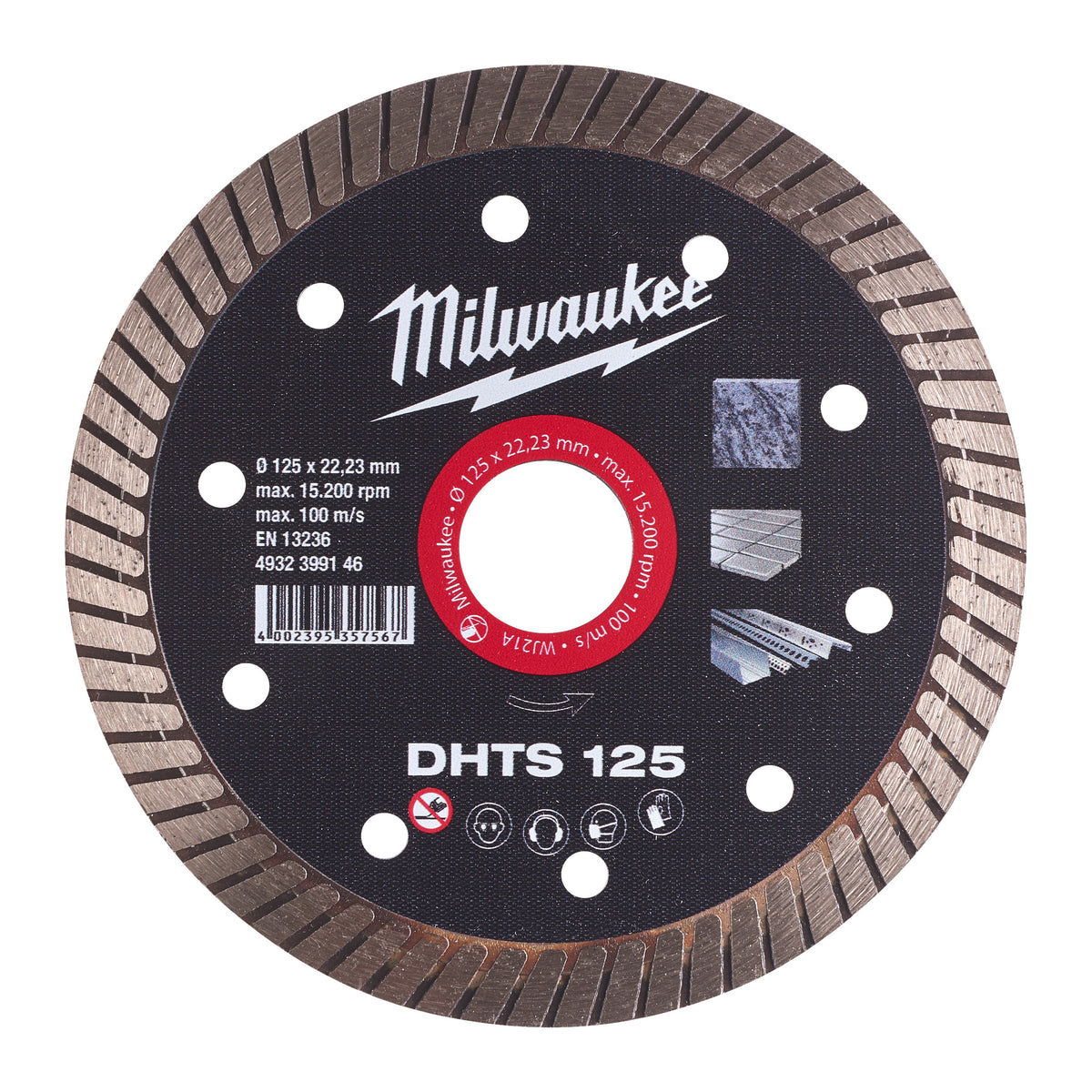 Milwaukee Diamanttrennscheibe DHTS 125 mm – Produktbild 1
