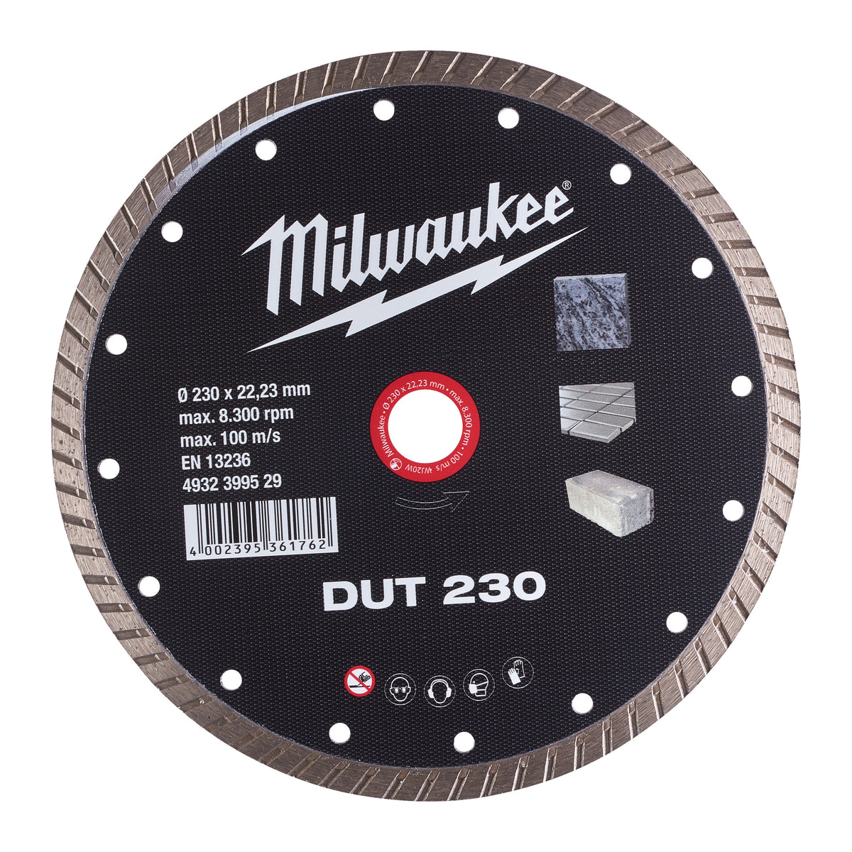 Milwaukee Diamanttrennscheibe DUT 230 mm – Produktbild 1