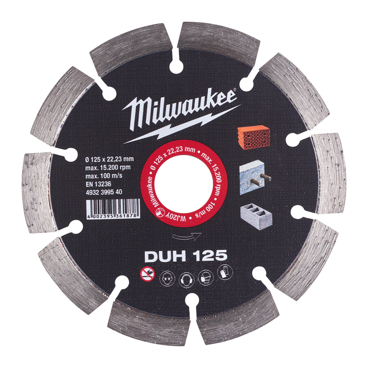 Milwaukee Diamanttrennscheibe DUH 125 mm – Produktbild 1