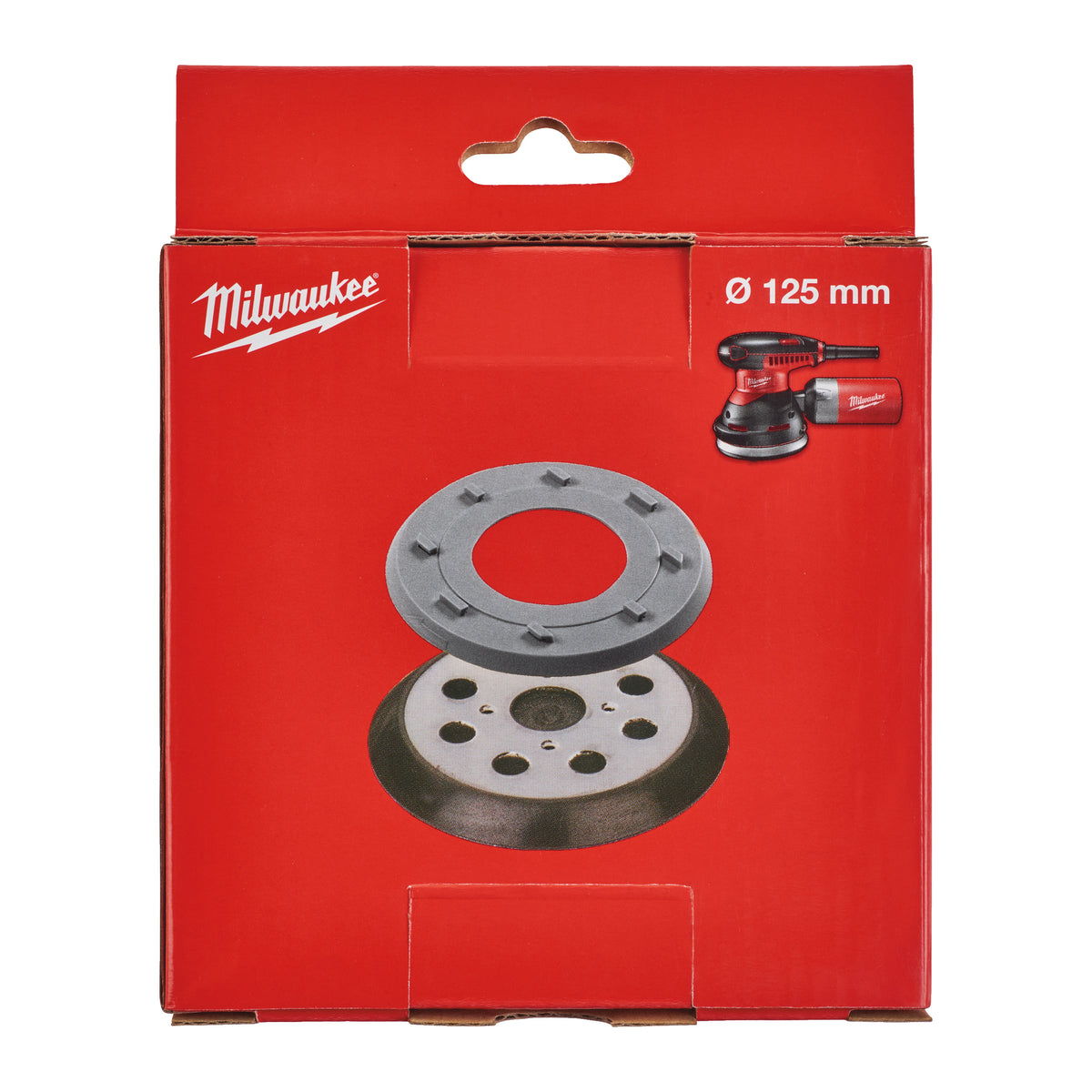 Milwaukee Schleifteller für Exzenterschleifer 125 mm 8-Loch für ROS125E – Produktbild 1