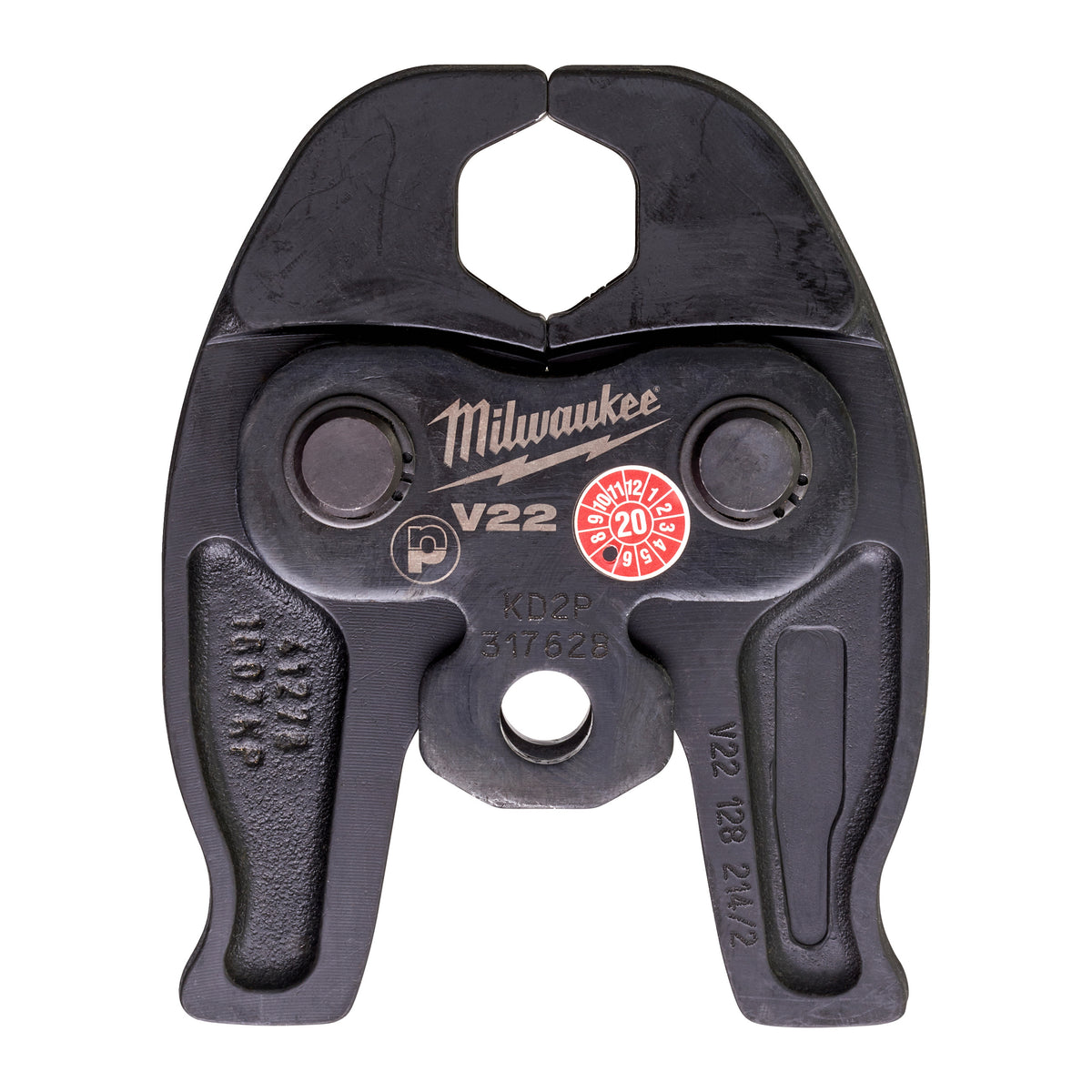 Milwaukee Pressbacke J12-V22 Nennweite V22 für 12 V Presswerkzeug – Produktbild 1