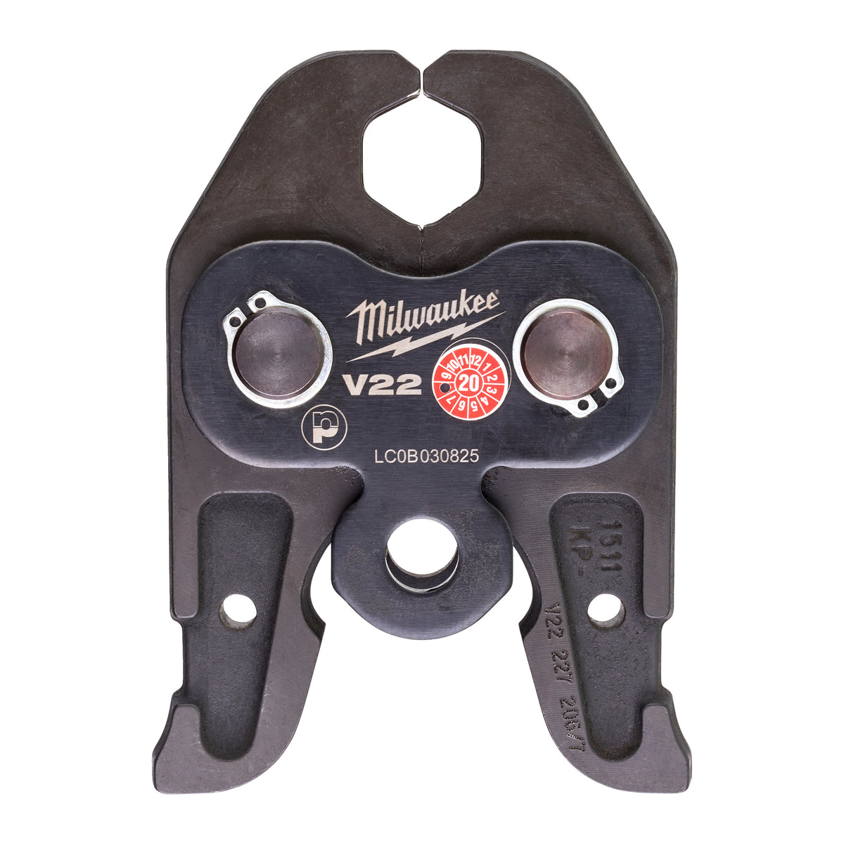 Milwaukee Pressbacke J18-V22 Nennweite V22 für 18 V Presswerkzeug – Produktbild 1