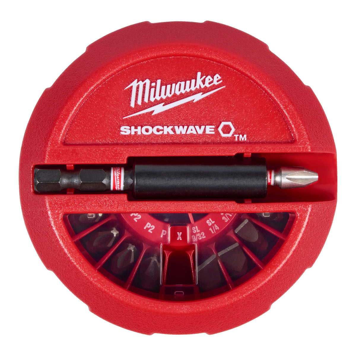 Milwaukee SHOCKWAVE Carabiner-Set 2 – 10-teilig PH/PZ/TX – Produktbild 1
