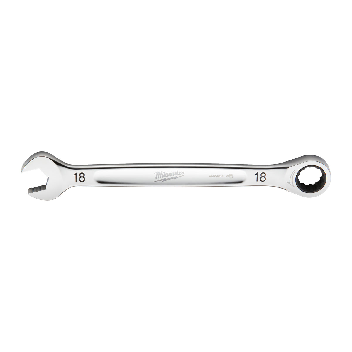 Milwaukee MAX BITE Ratschen-Ringmaulschlüssel 18 mm – Produktbild 1