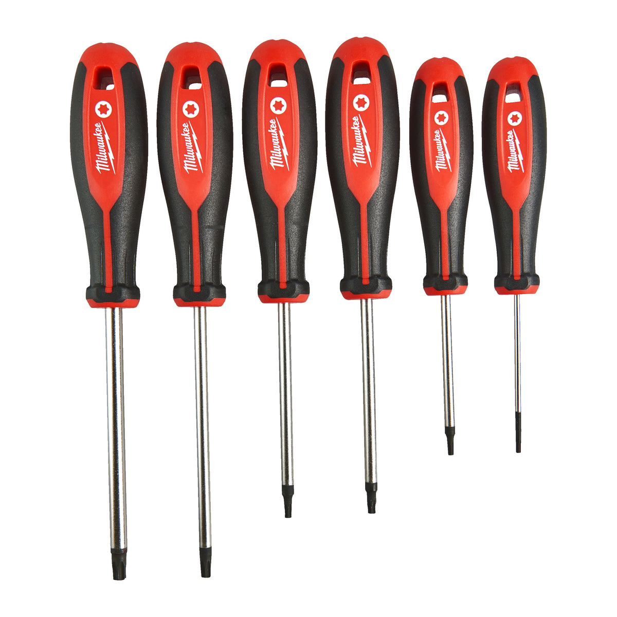 Milwaukee Schraubendreher Tri-Lobe 6-teiliges Set TX – Produktbild 1