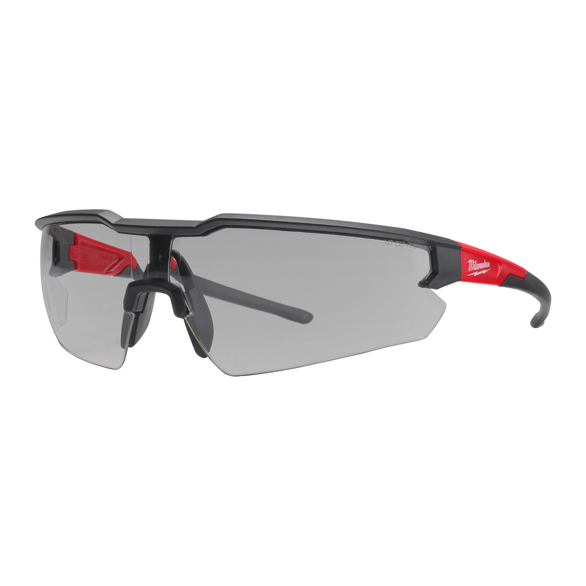 Milwaukee Schutzbrille grau kratzfest & beschlagfrei – Produktbild 1