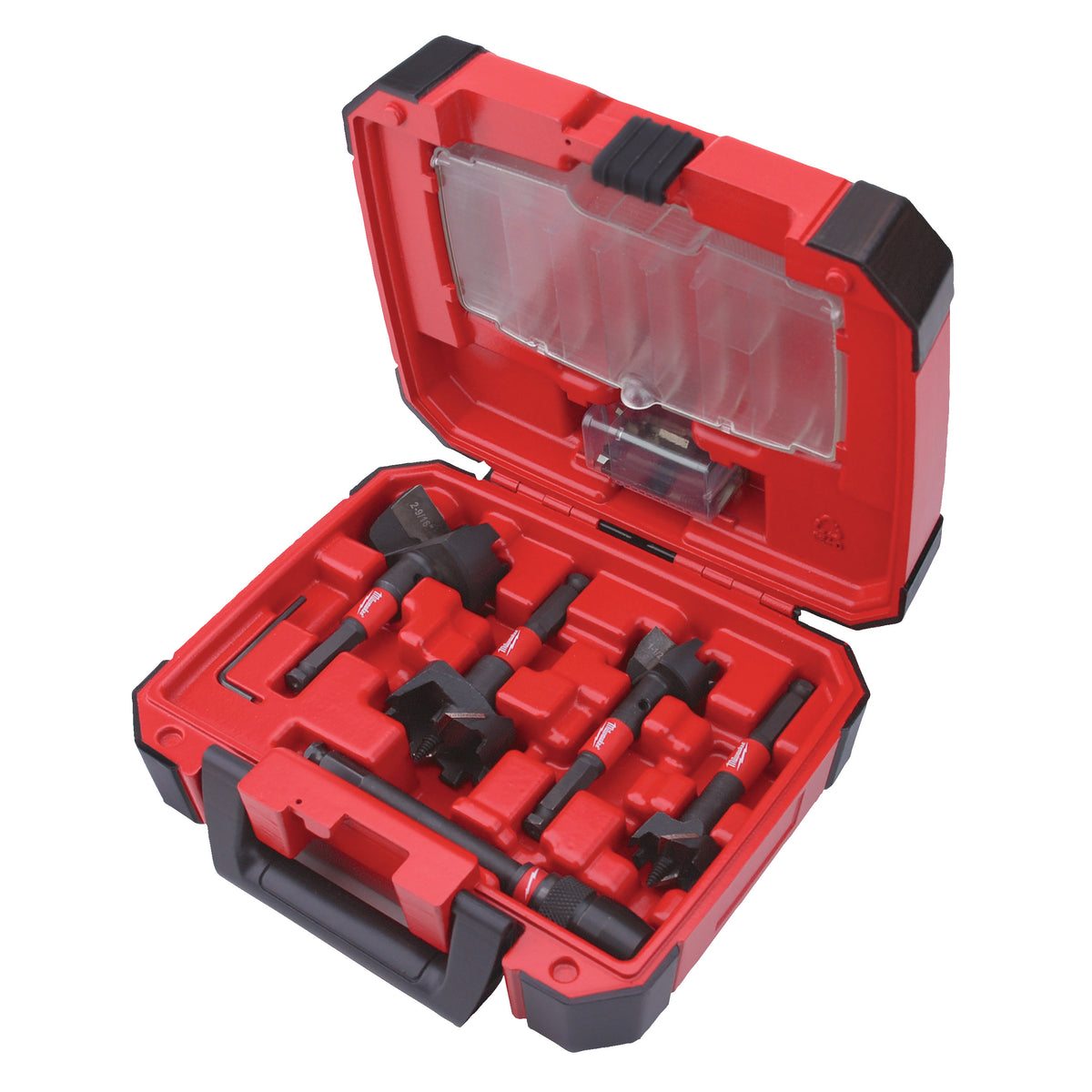 Milwaukee SWITCHBLADE Selbstbohrer Set 5-teilig – 35/38/54/65 mm, Verlängerung 140 mm – Produktbild 1