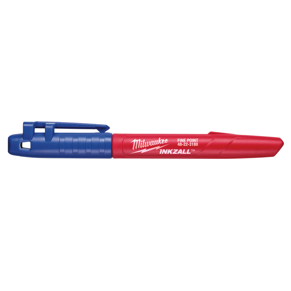 Milwaukee INKZALL feiner Permanentmarker blau – Produktbild 1