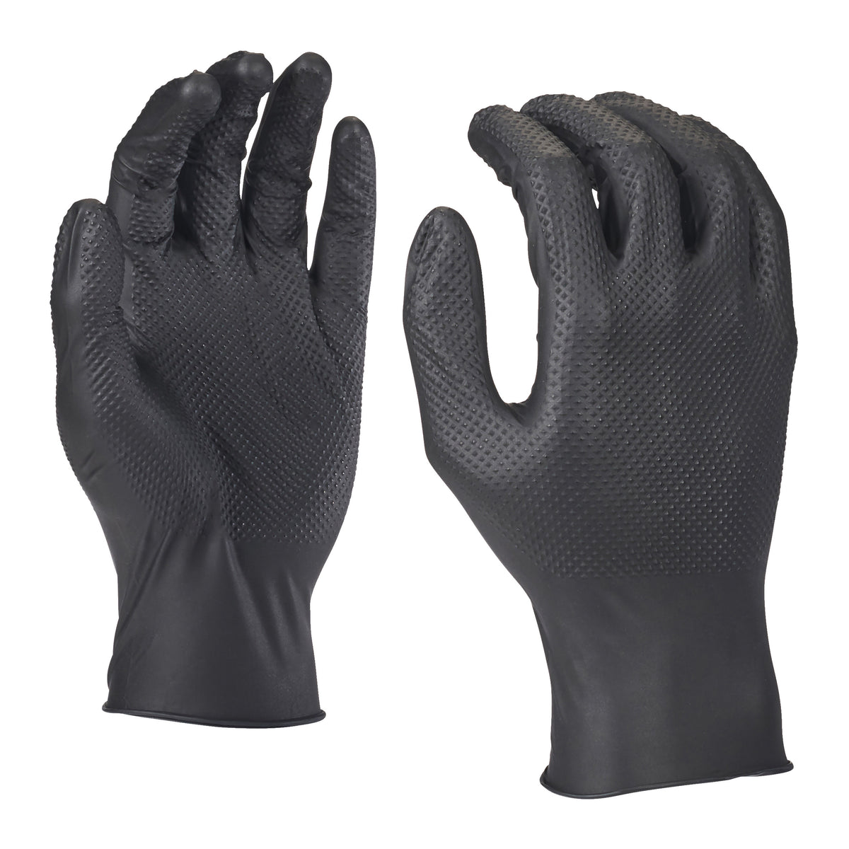 Milwaukee Nitril-Einweghandschuhe Grip schwarz 50 Stück – Produktbild 1