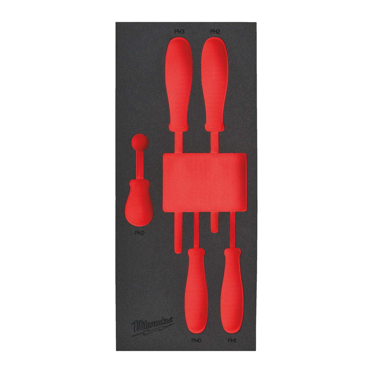 Milwaukee Ersatz-Einlage 1/3 für Tri-Lobe Schraubendreher, für Werkstattwagen 78 cm - 4932493671