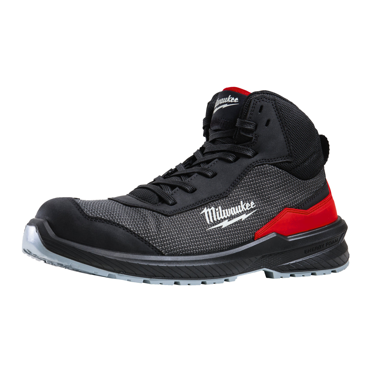 Milwaukee FLEXTRED S1PS Sicherheits-Schnürstiefel – Schwarz