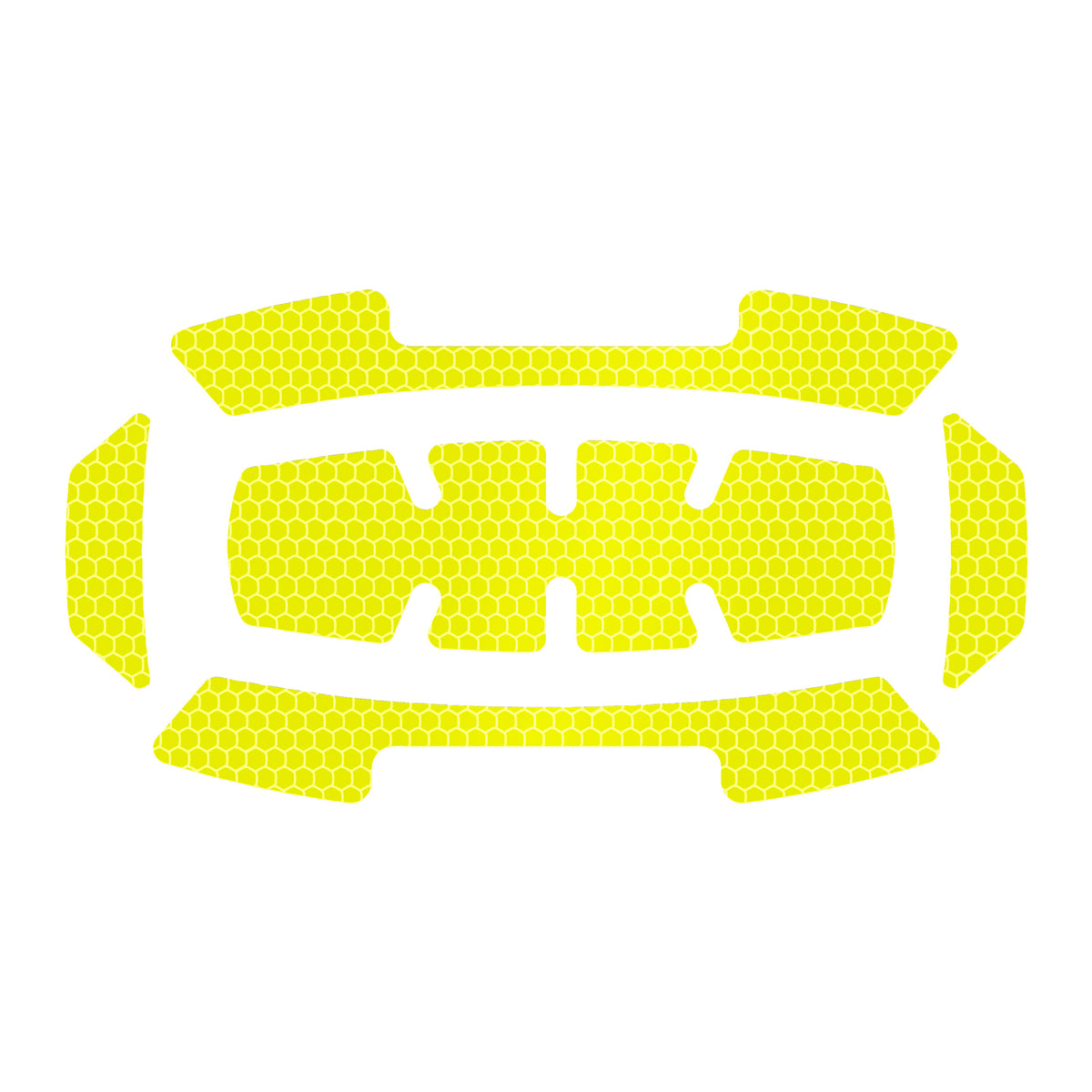 Milwaukee BOLT Hi-Vis Aufkleber gelb, 5-teilig – Produktbild 1