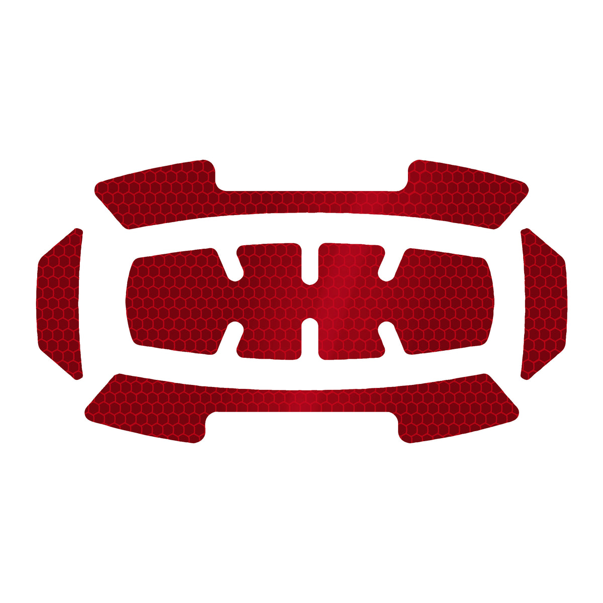 Milwaukee BOLT Hi-Vis Aufkleber rot, 5-teilig – Produktbild 1