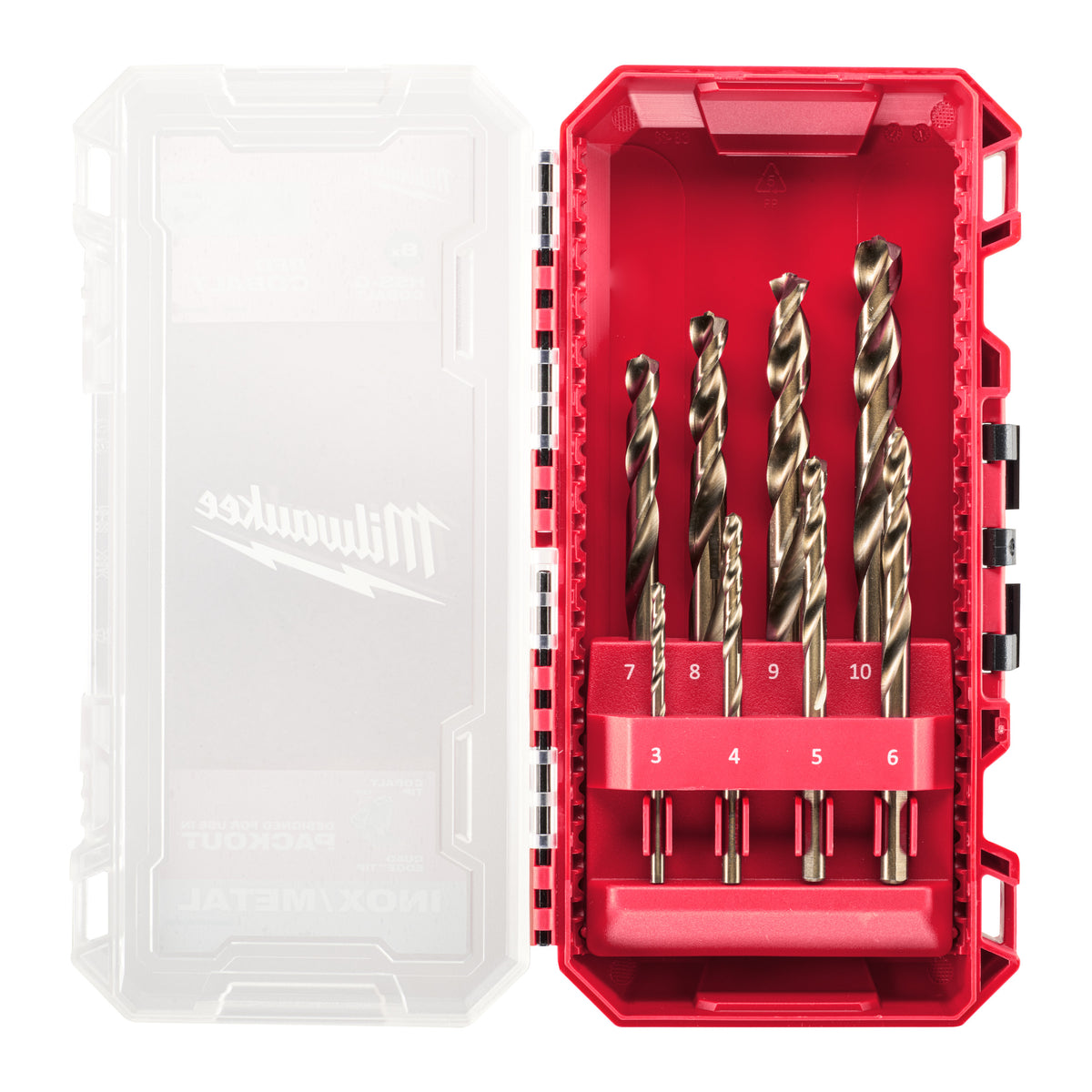 Milwaukee HSS-G RED COBALT Metallbohrer HSS-G Co Set – 8-teilig Set – Produktbild 2