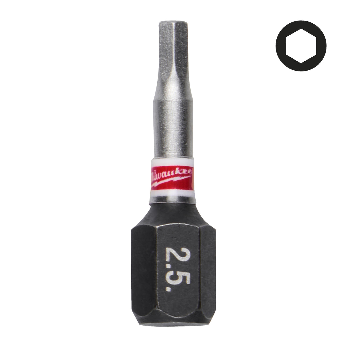 Milwaukee SHOCKWAVE Schrauberbit HEX 2.5 – Produktbild 1