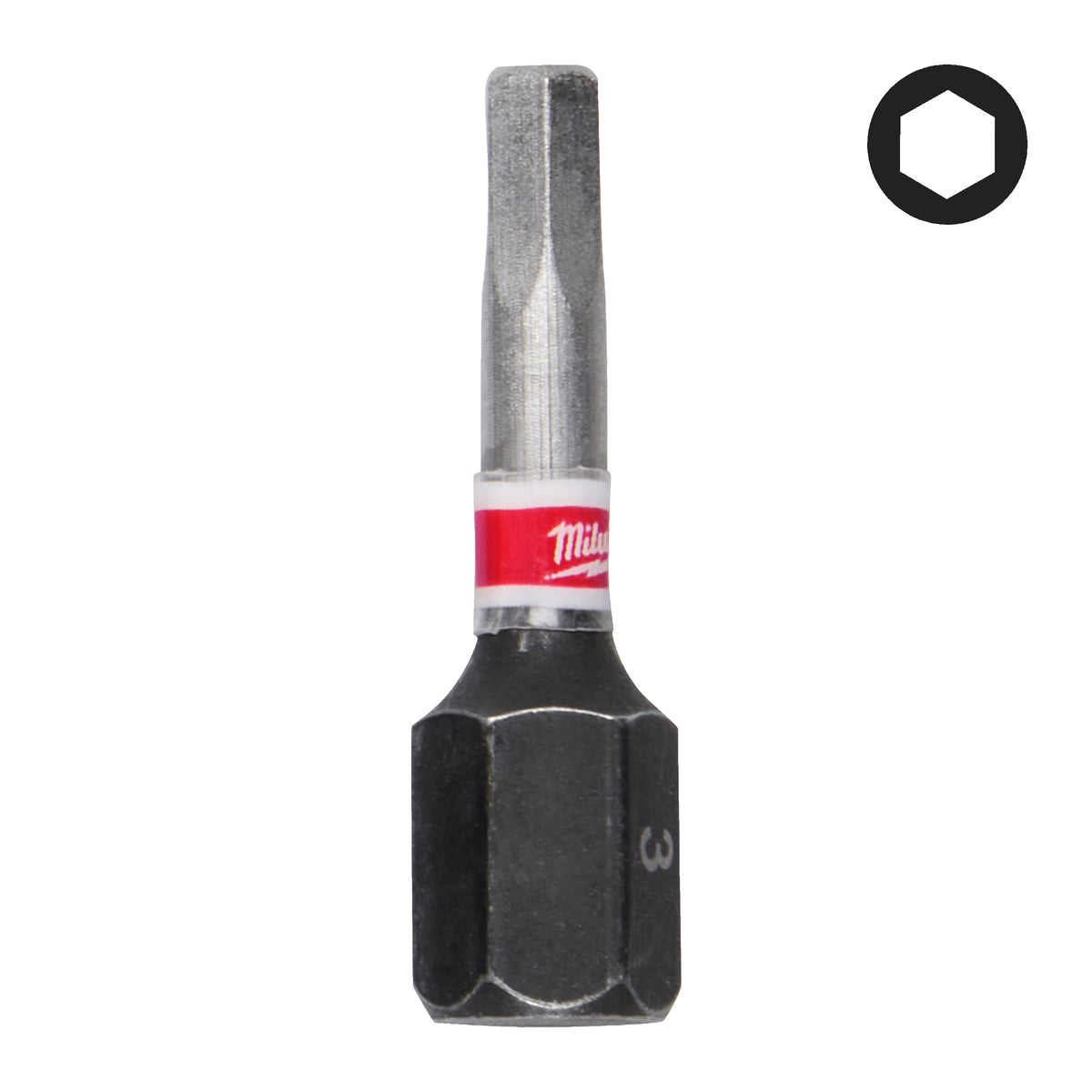 Milwaukee SHOCKWAVE Schrauberbit HEX 3 – Produktbild 1