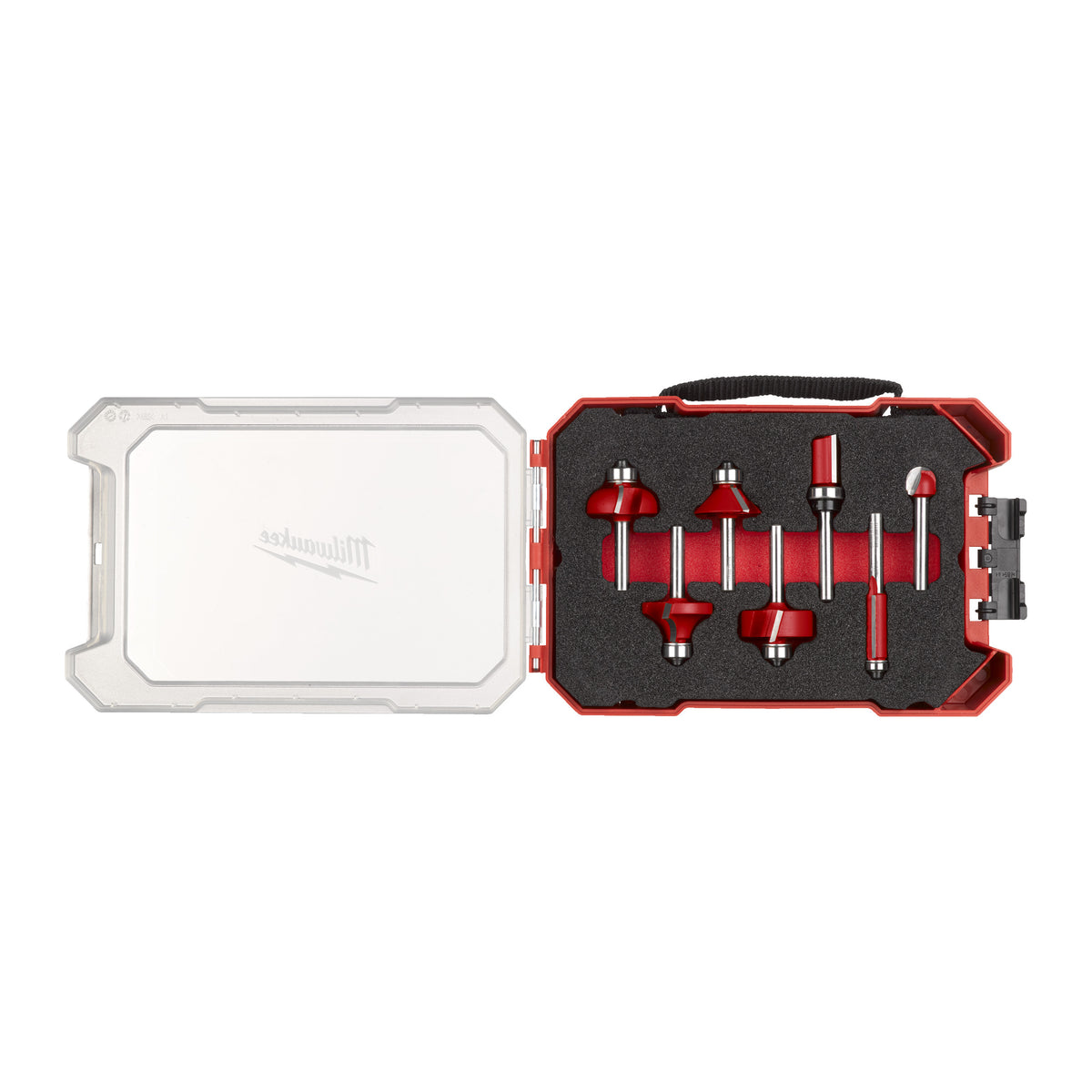 Milwaukee Fräsersatz 1/4" Schaft 7-teilig – Produktbild 1