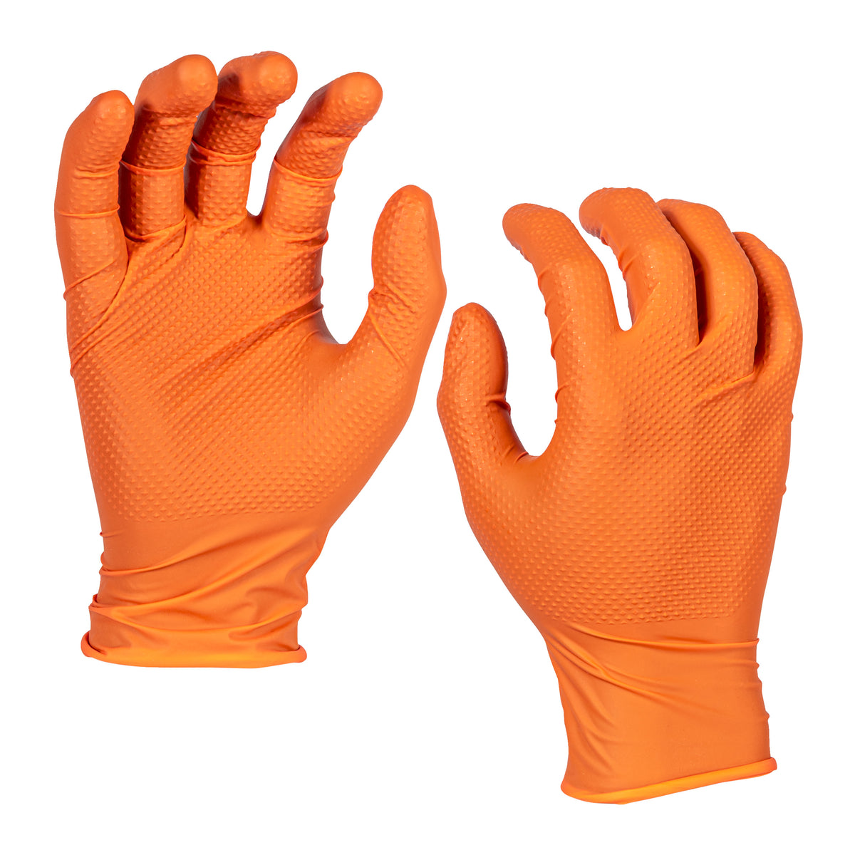 Milwaukee Nitril-Einweghandschuhe Grip orange 50 Stück – Produktbild 3