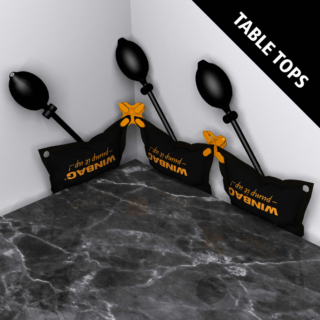 WINBAG® CONNECT Luftkissen - 16 x 16 cm - 135 kg