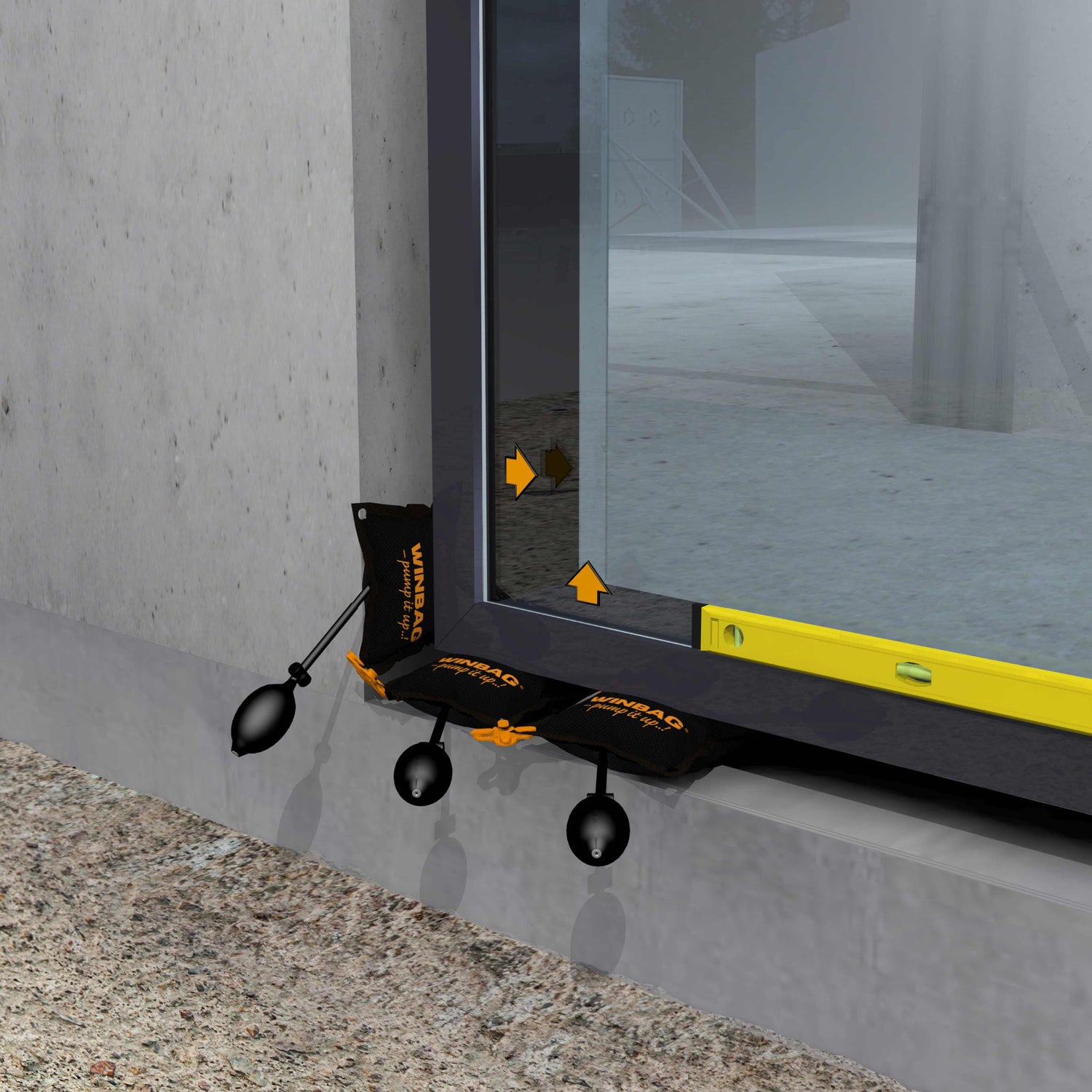 WINBAG® CONNECT Luftkissen - 16 x 16 cm - 135 kg