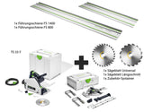 XL-SET: Festool Tauchsäge TS 55 FEBQ-Plus + Schienen + Zubehör