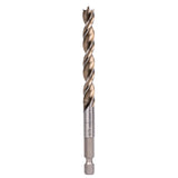 ALPEN Holzspiralbohrer mit 1/4" Sechskant-Schaft - TIMBER TWIST