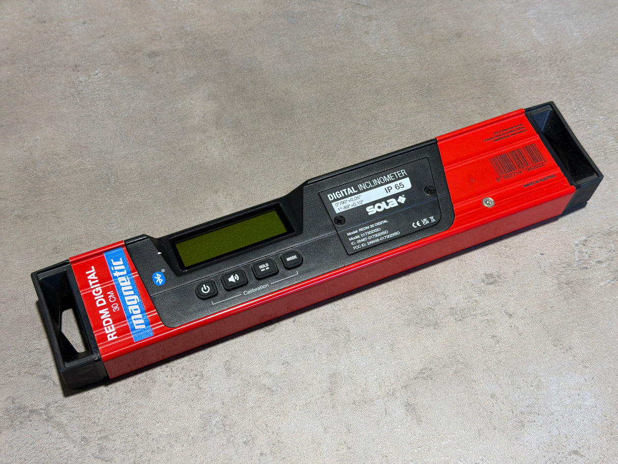 B-WARE: SOLA Digitale Wasserwaage REDM 30 digital - magnetisch - 30cm - 01735301