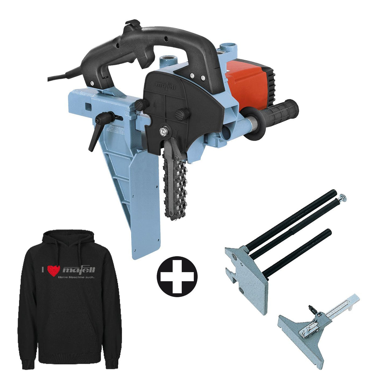 Mafell chain mortiser LS 103/40 Ec complete with chain set, 28 x 40 x 150 mm - 924203