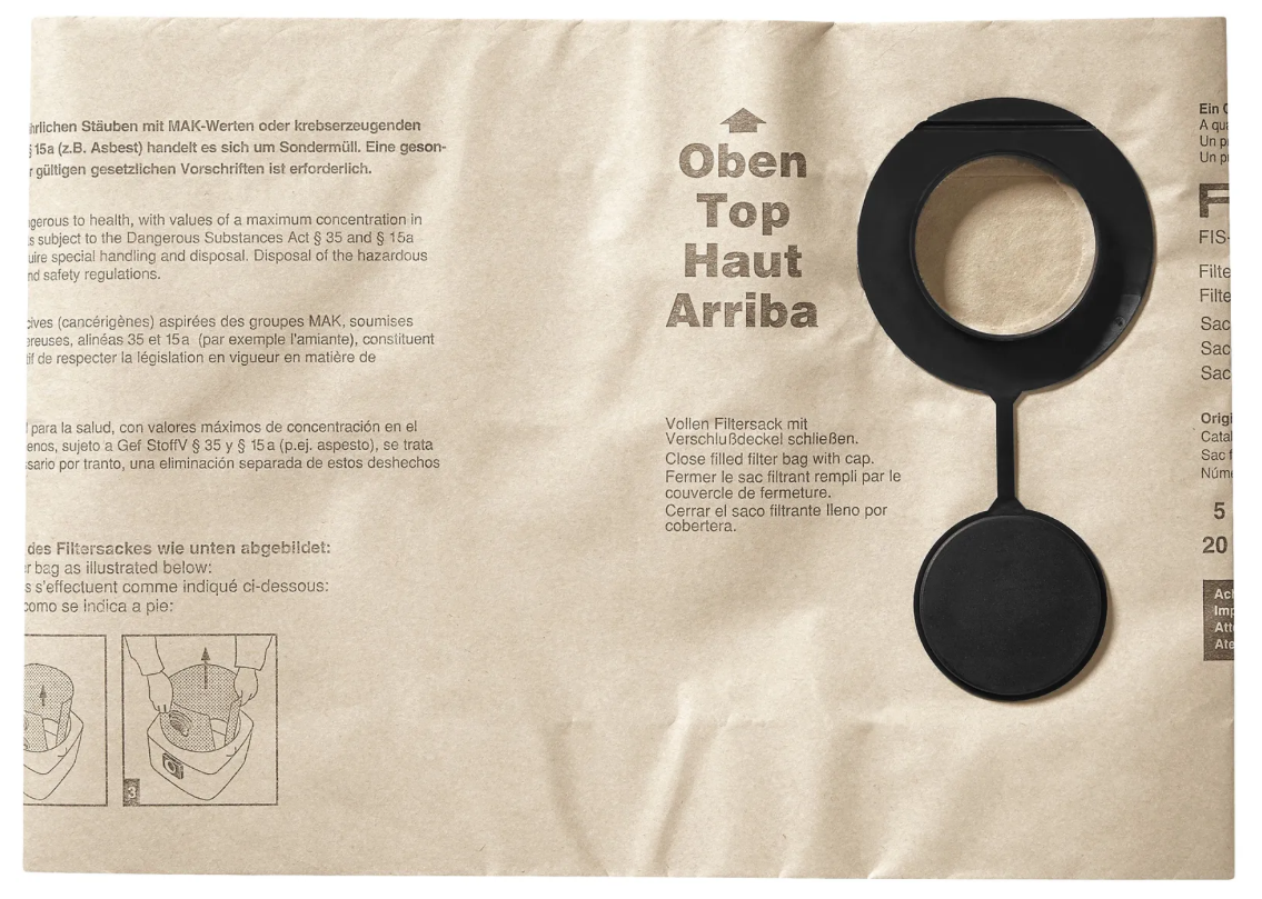 Festool Zweilagiger Filtersack FIS-SR 150 5 Stück - 488460