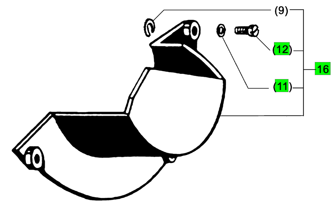 Festool Schutzklappe RS-CS 160x80 unten, Montage an Pendelhaube (Originales Ersatzteil) - 769790