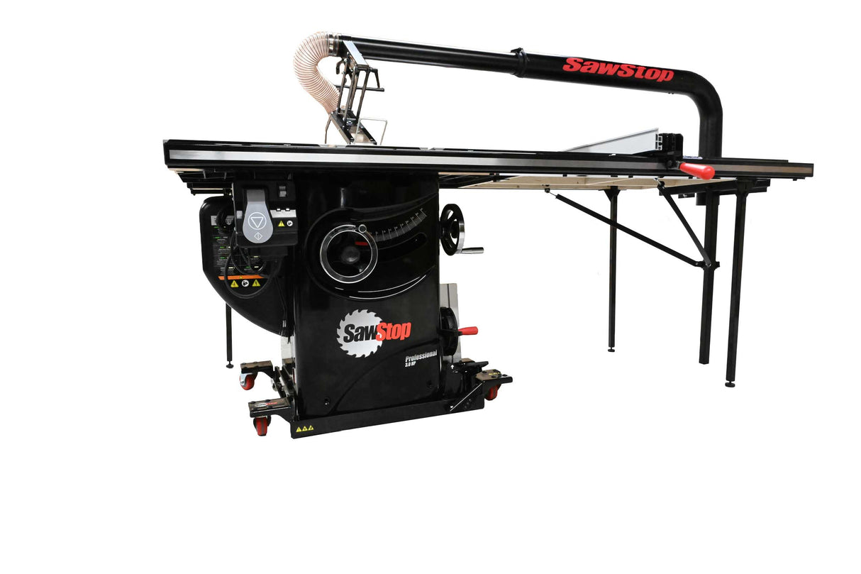 SAWSTOP stationary table saw with wide table