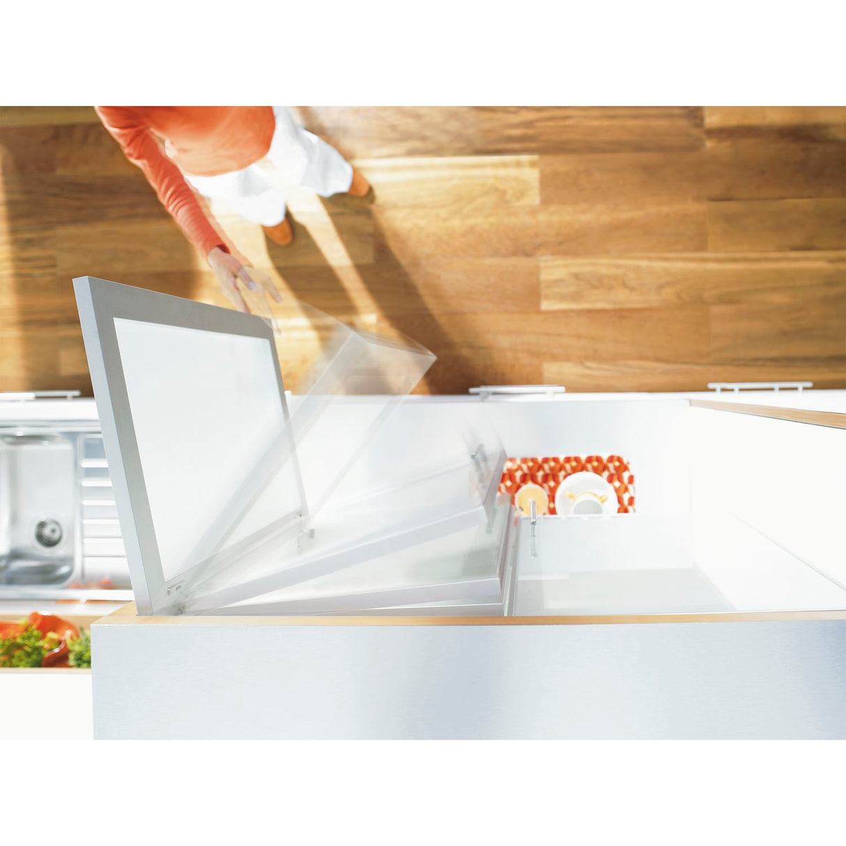 BLUM BLUMOTION 970A-scharnierseitig einbohren, Bohr Ø 10 mm, Kunststoff staubgrau - 970A1002
