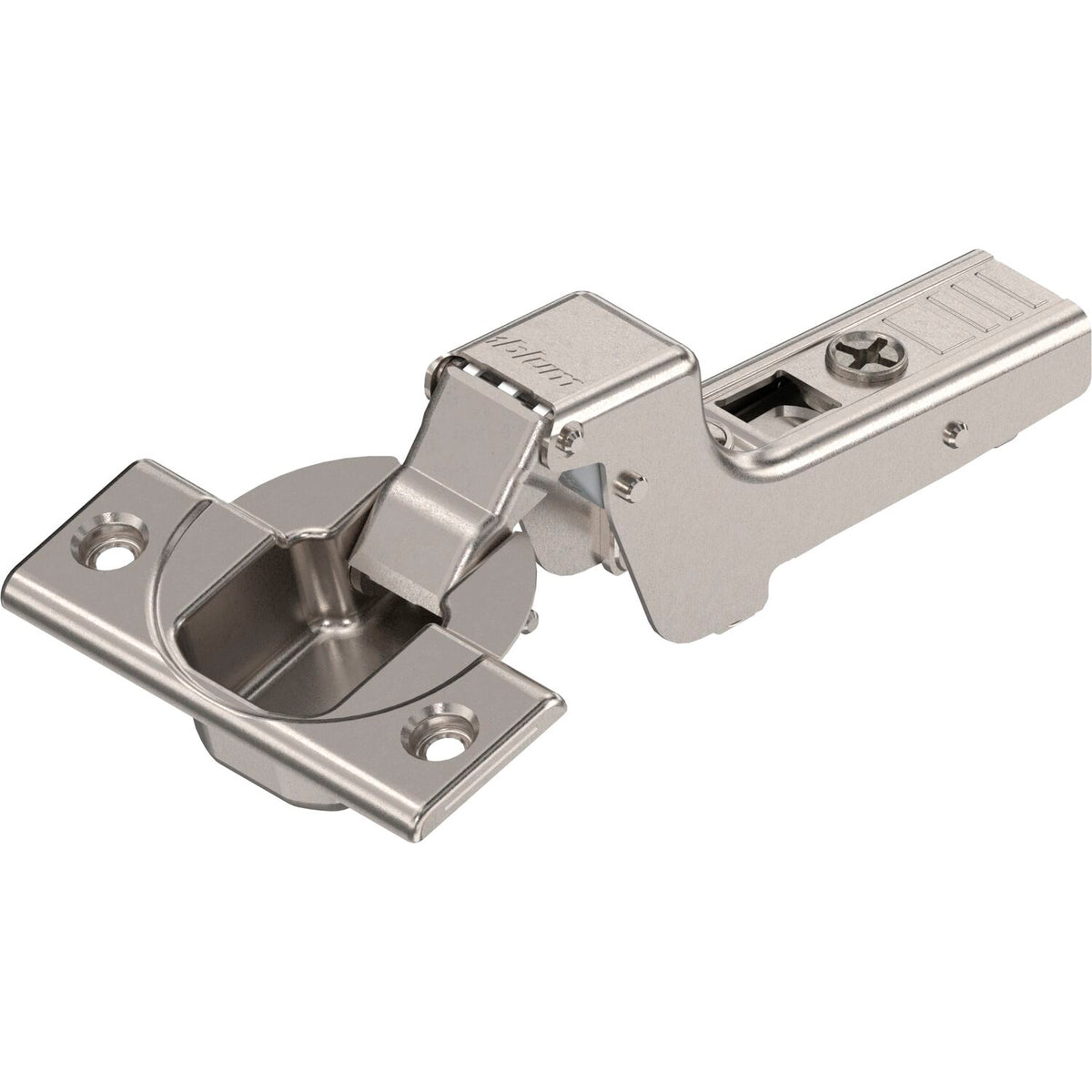 BLUM CLIP top Möbel Scharnier 110°, 18 mm gekröpft ohne Feder, Schrauben - 70T3750.TL