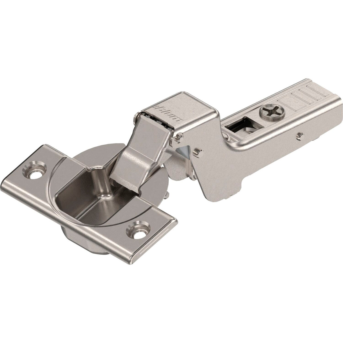 BLUM CLIP top Möbel Scharnier 110°, 18mm gekröpft mit Feder, Schrauben - 71T3750