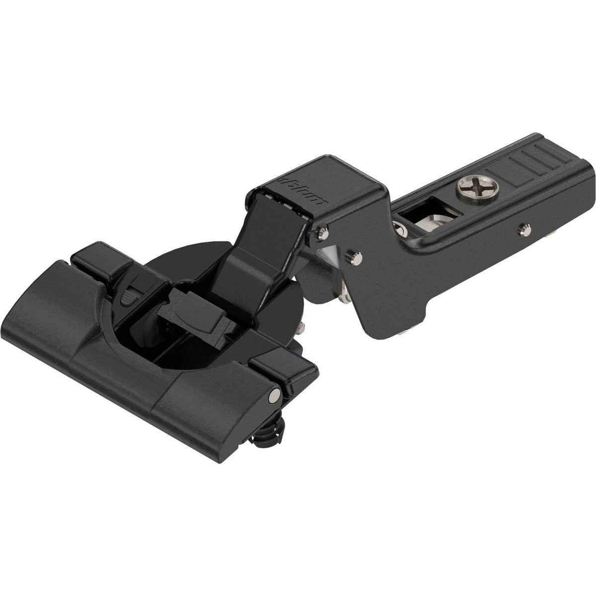 BLUM CLIP top BLUMOTION ONYX Möbel Scharnier 110°, 18mm gekröpft Feder, INSERTA - 71B3790